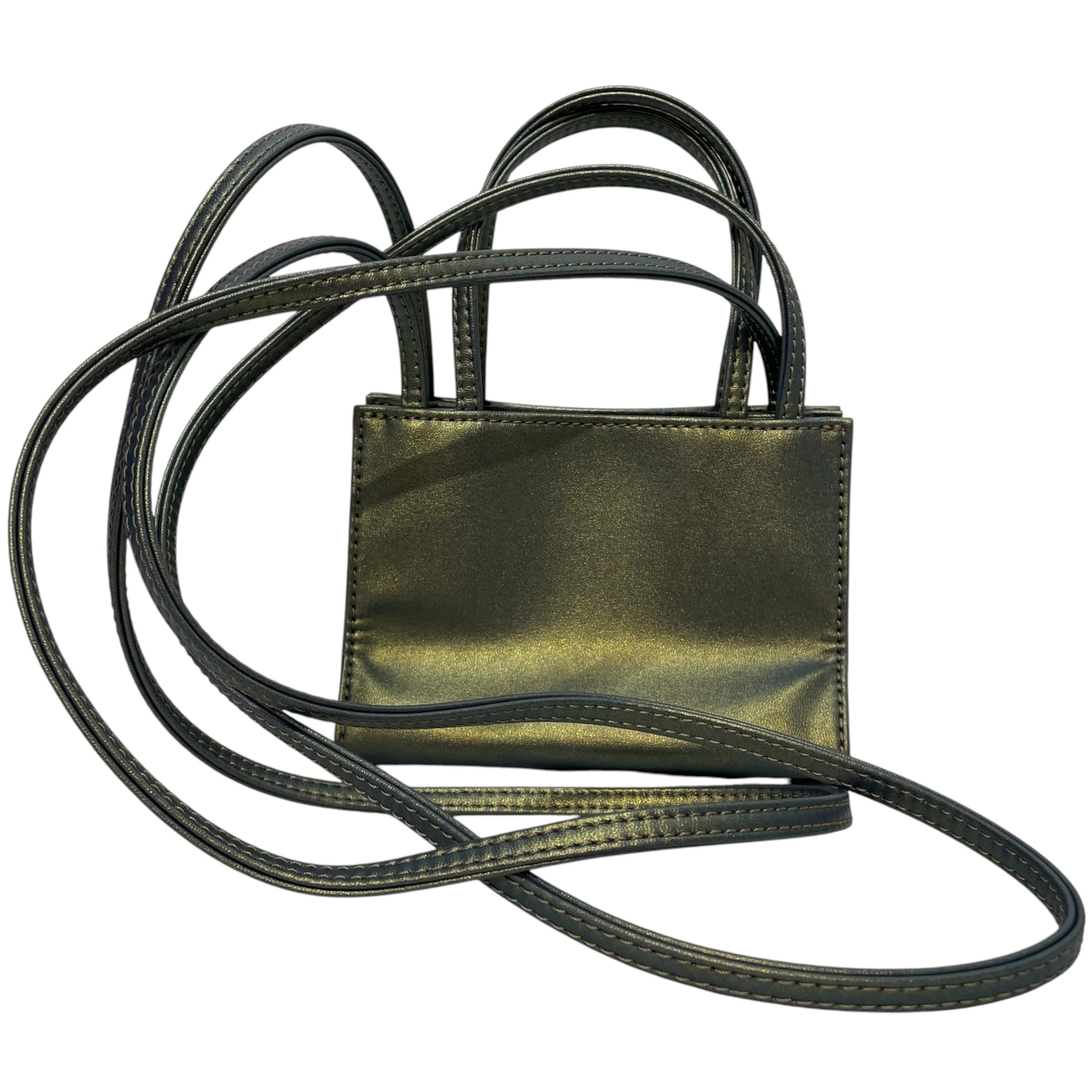 Telfar/Cross Body Bag/GRN/ACID WASH MINI SHOPPING BAG view 2