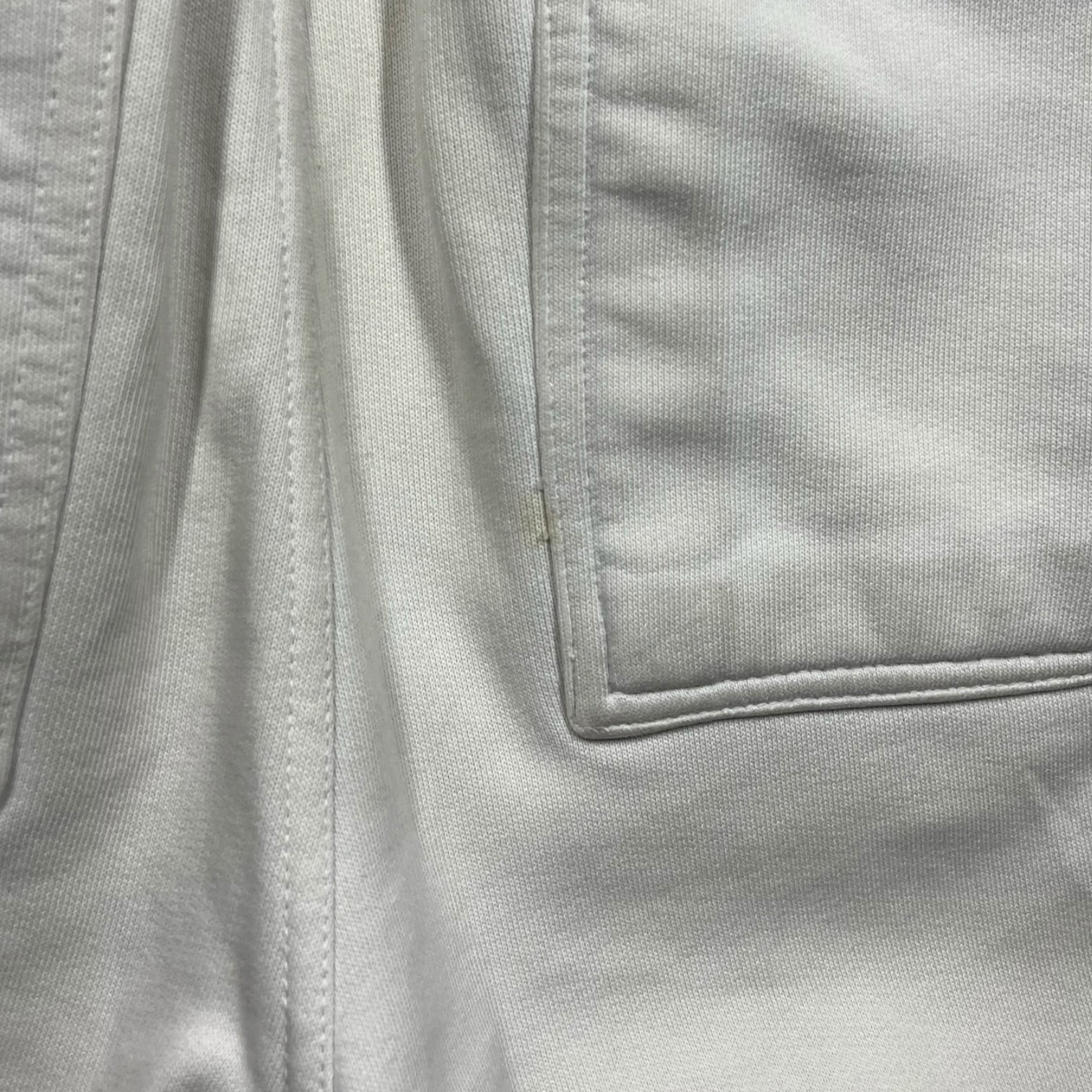 RICK OWENS DRKSHDW/Pants/XS/Cotton/WHT/FELPA PUSHER SWEATPANTS view 4