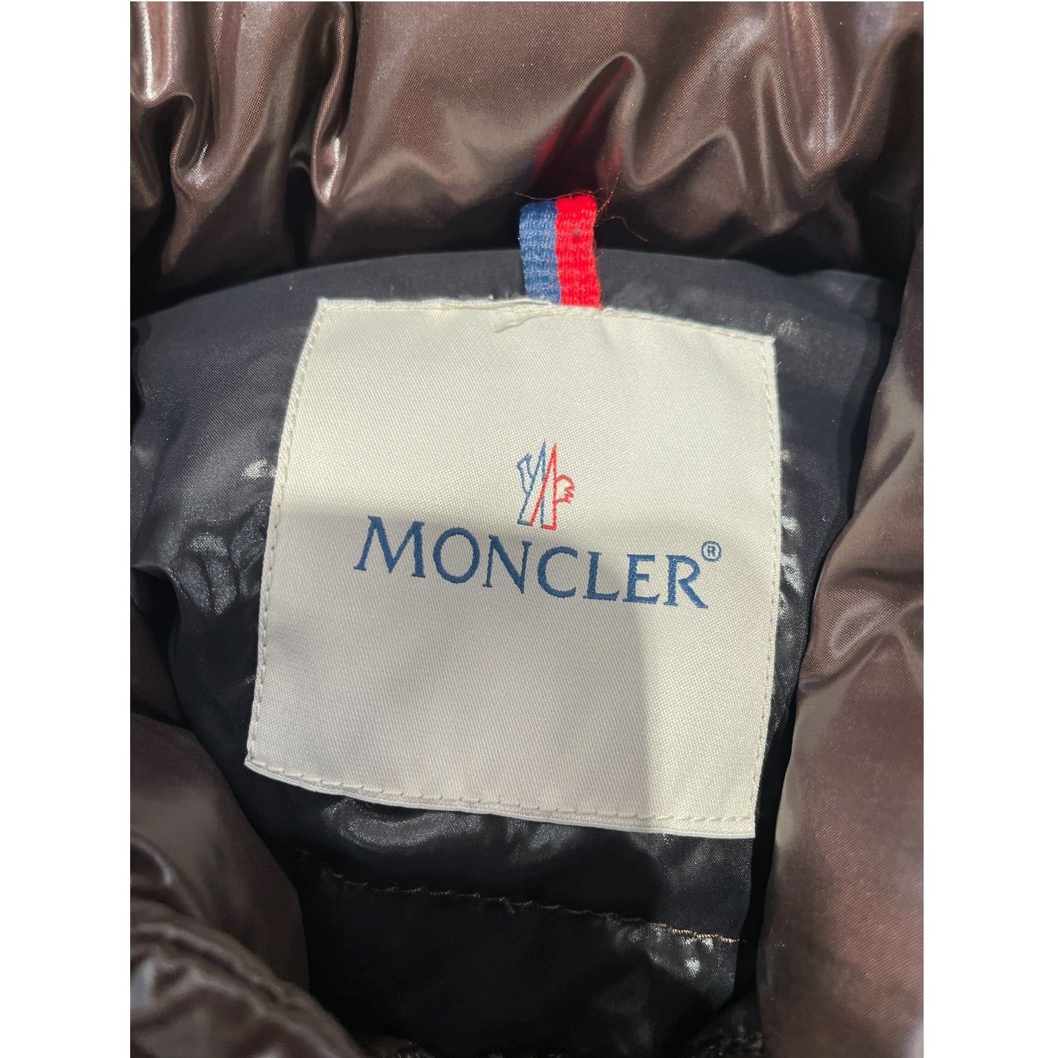 MONCLER/Puffer Jkt/2/Nylon/BRW/Grenoble Shiny Goose Down Puff view 3