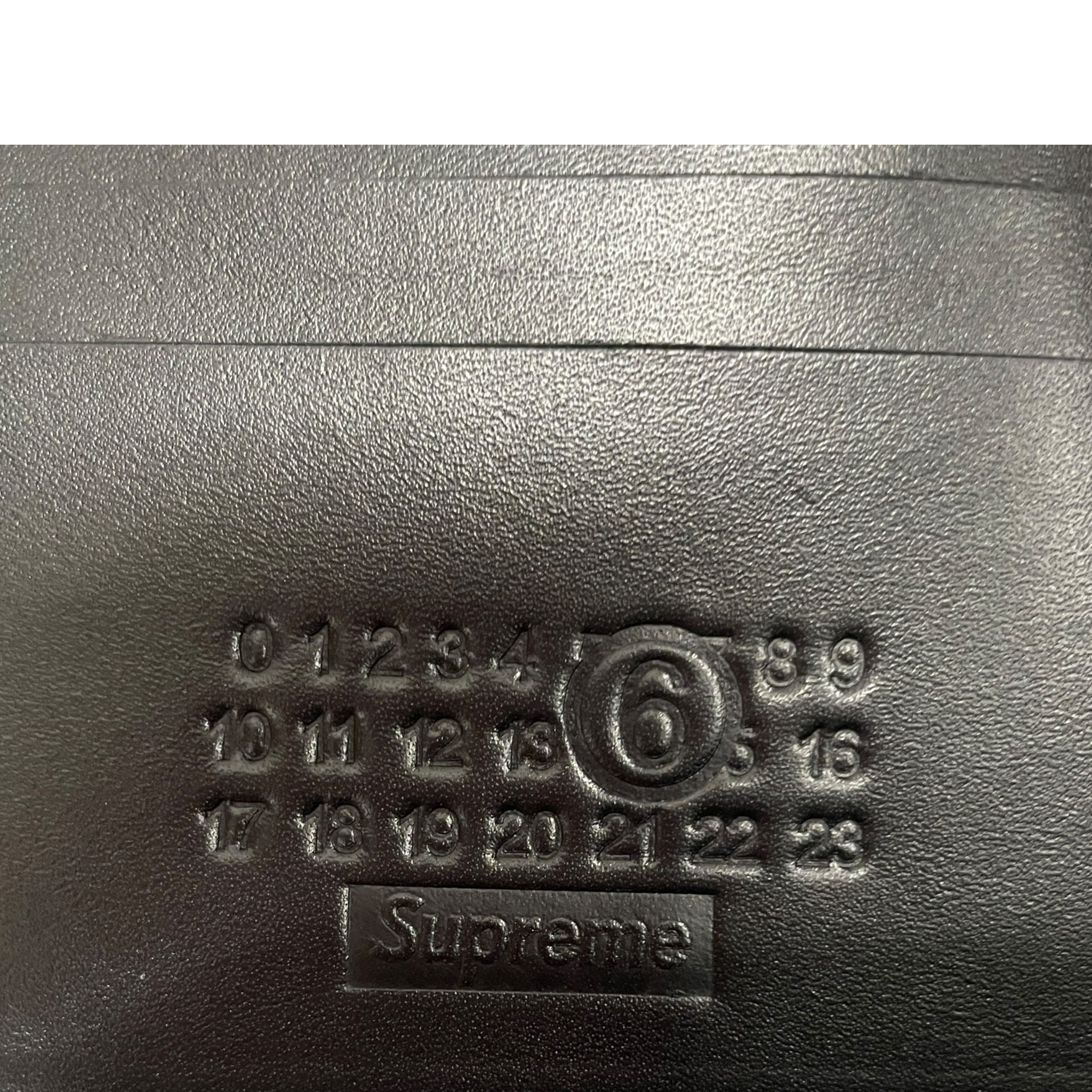 MM6/Supreme/Wallet/Leather/WHT/M's/RECEIPT WALLET view 3