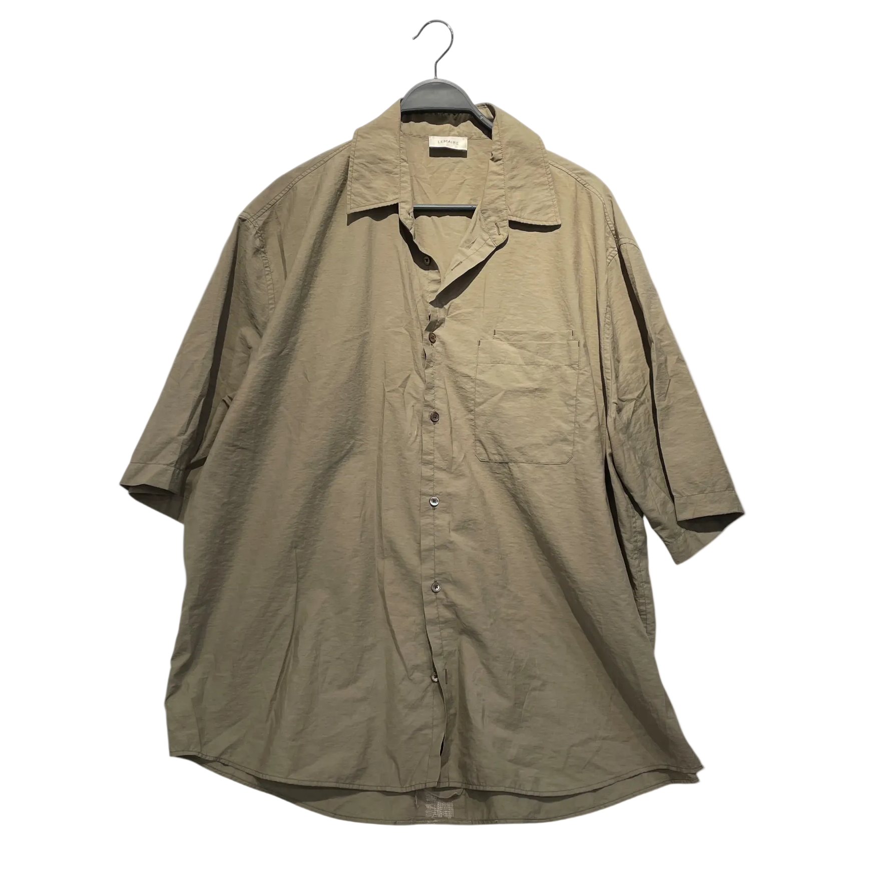 LEMAIRE/SS Shirt/52/Cotton/KHK/ view 1