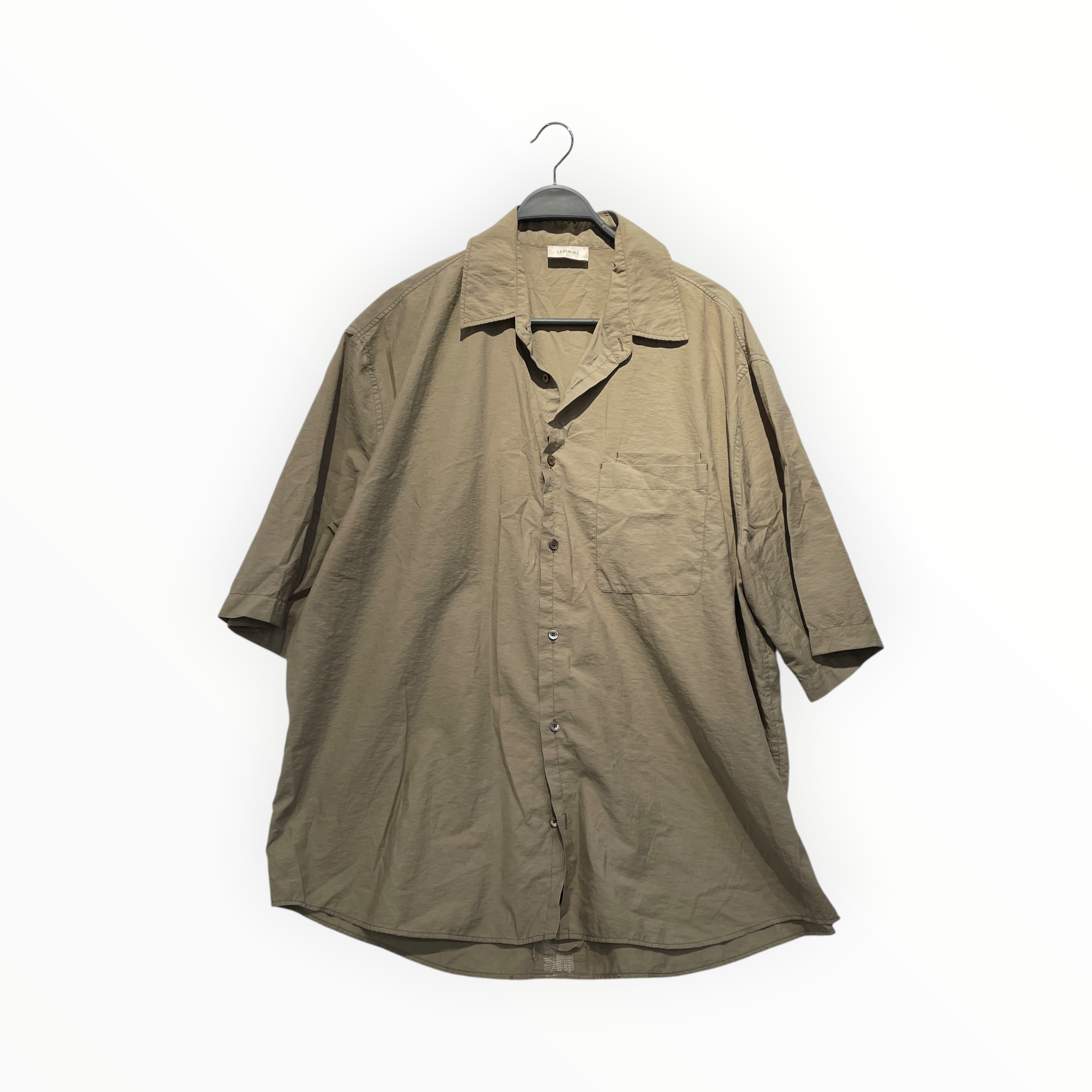 LEMAIRE/SS Shirt/52/Cotton/KHK/ view 1