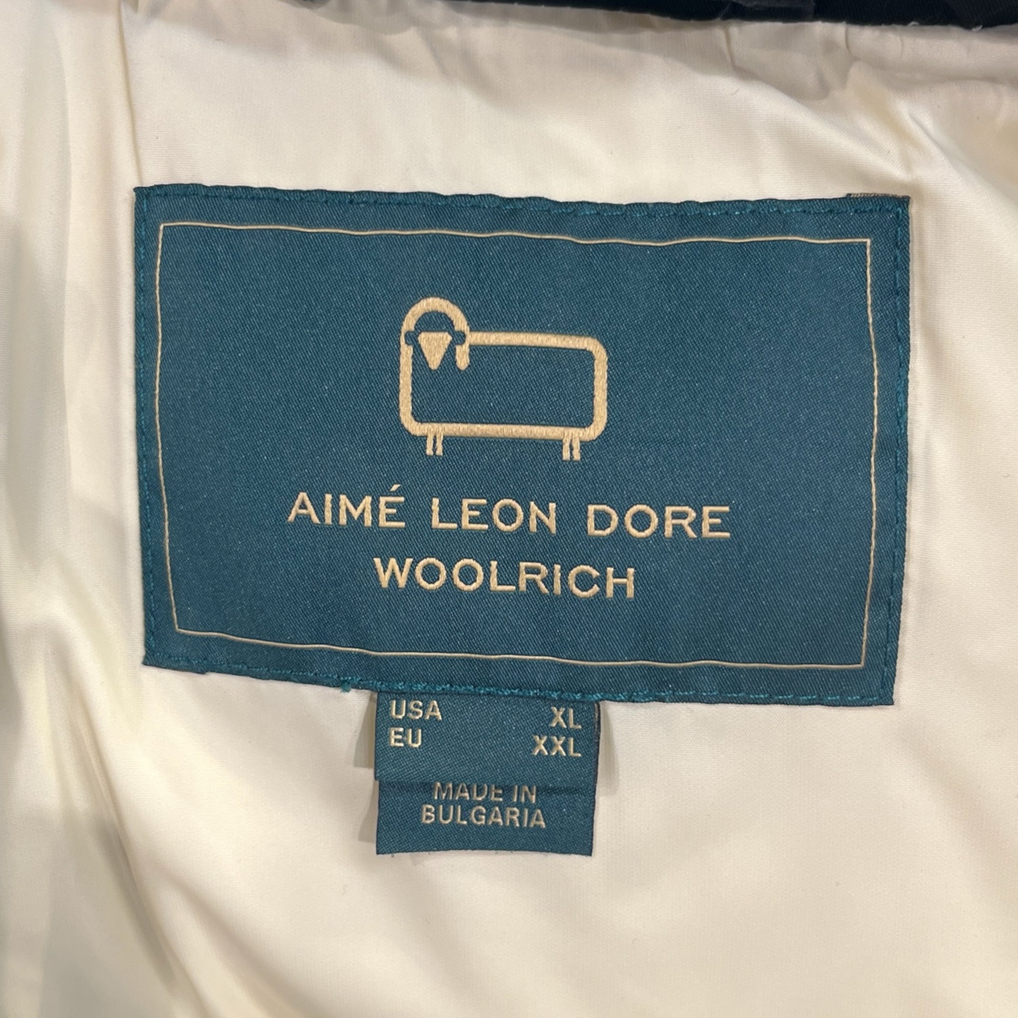 AIME LEON DORE/Woolrich/Puffer Jkt/XL/Cotton/NVY/ view 3