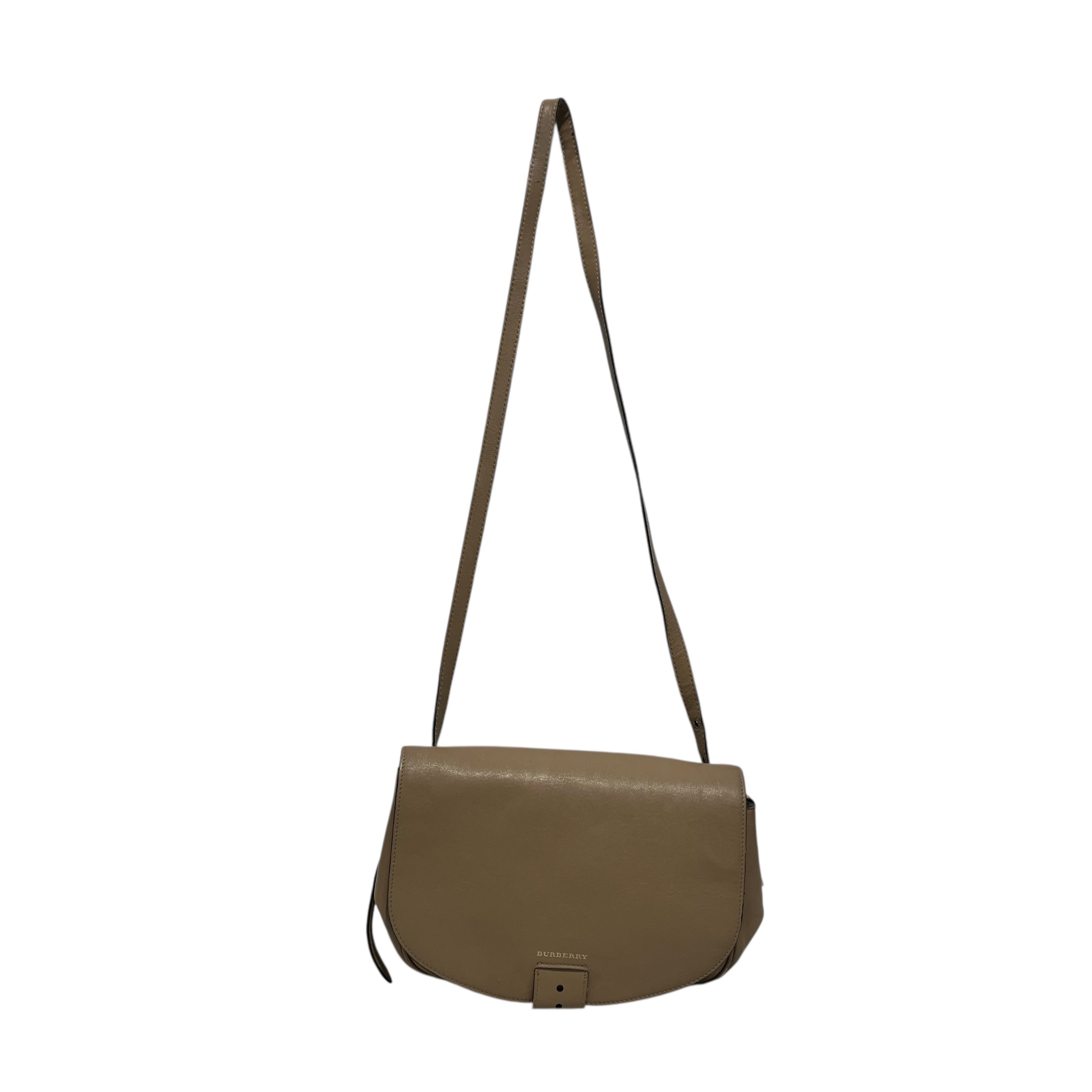 BURBERRY/Cross Body Bag/OS/Leather/KHK/2way view 1