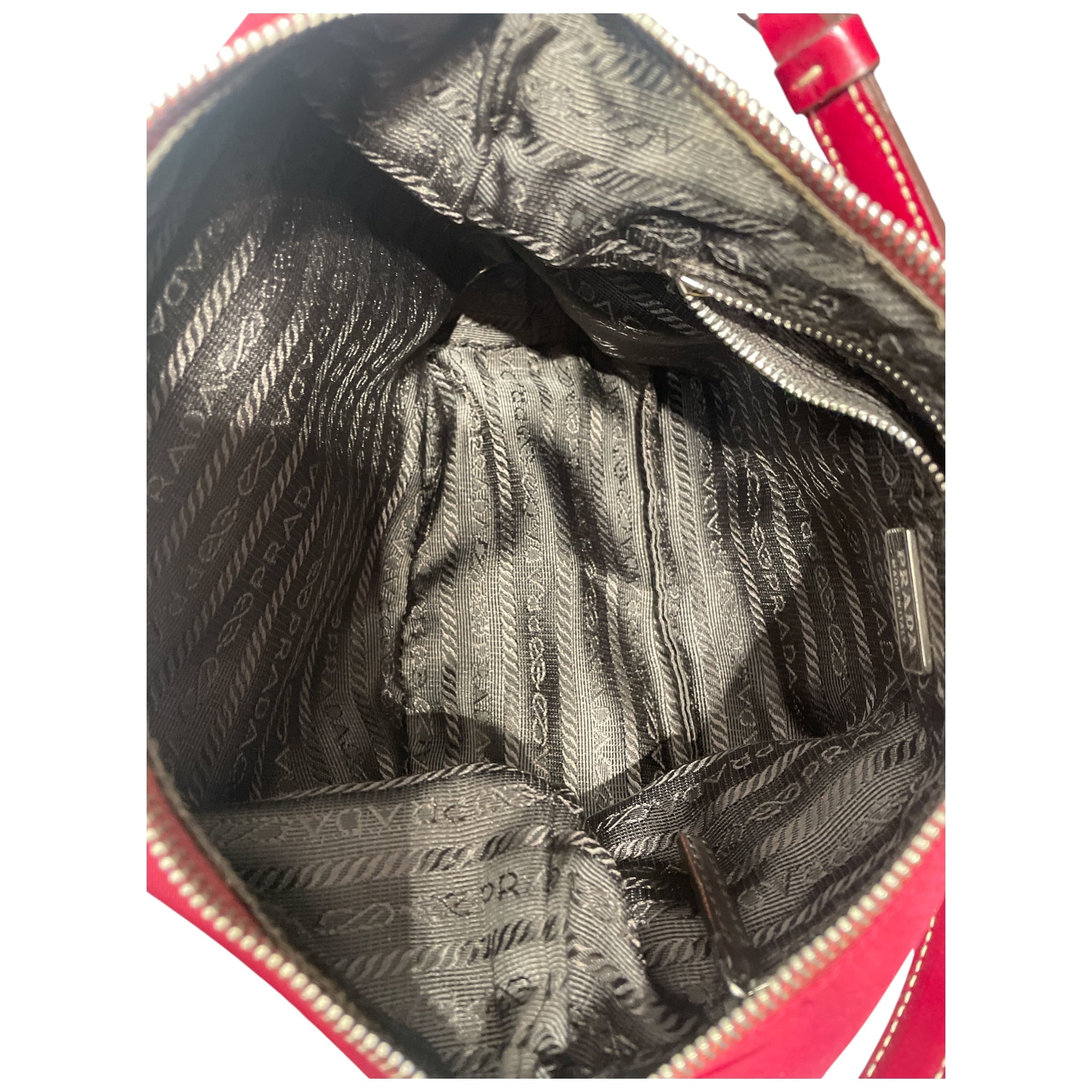 PRADA/Hand Bag/Nylon/RED/TESSUTO/BAG/Y2K view 4