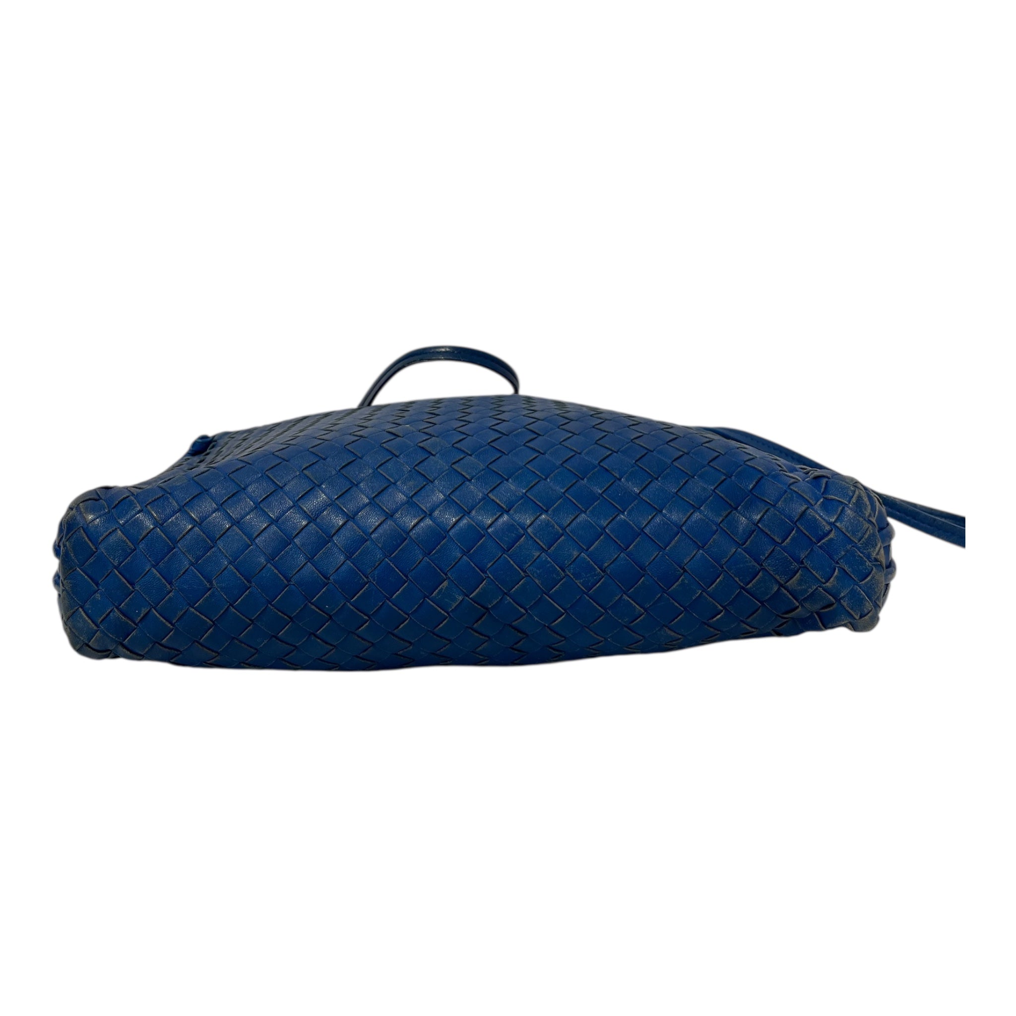 BOTTEGA VENETA/Cross Body Bag/Leather/BLU/B02376558Q nodini crossbody view 3