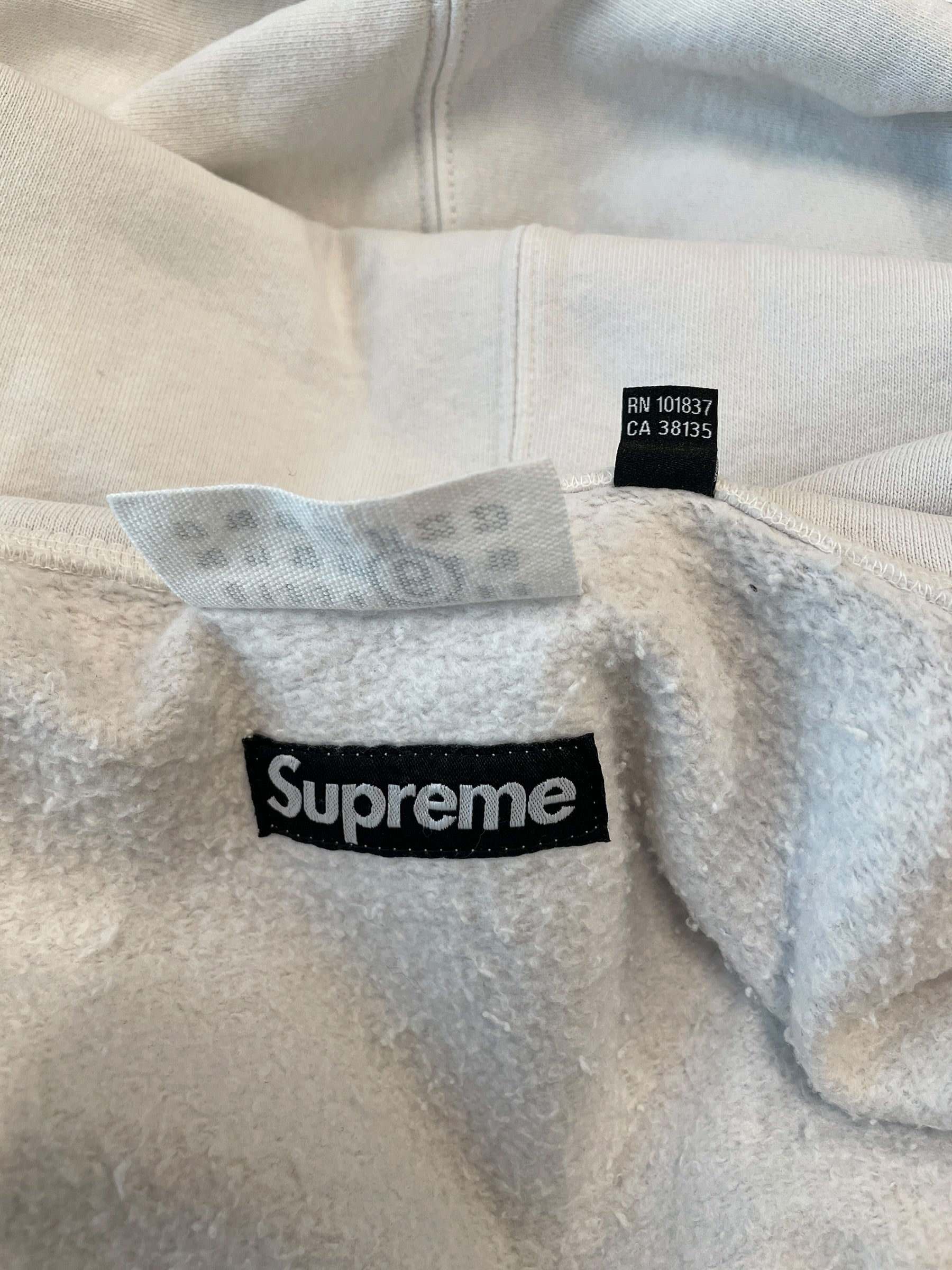 Supreme/Zip Up Hoodie/M/Cotton/WHT/PAINT SPLATTER view 7
