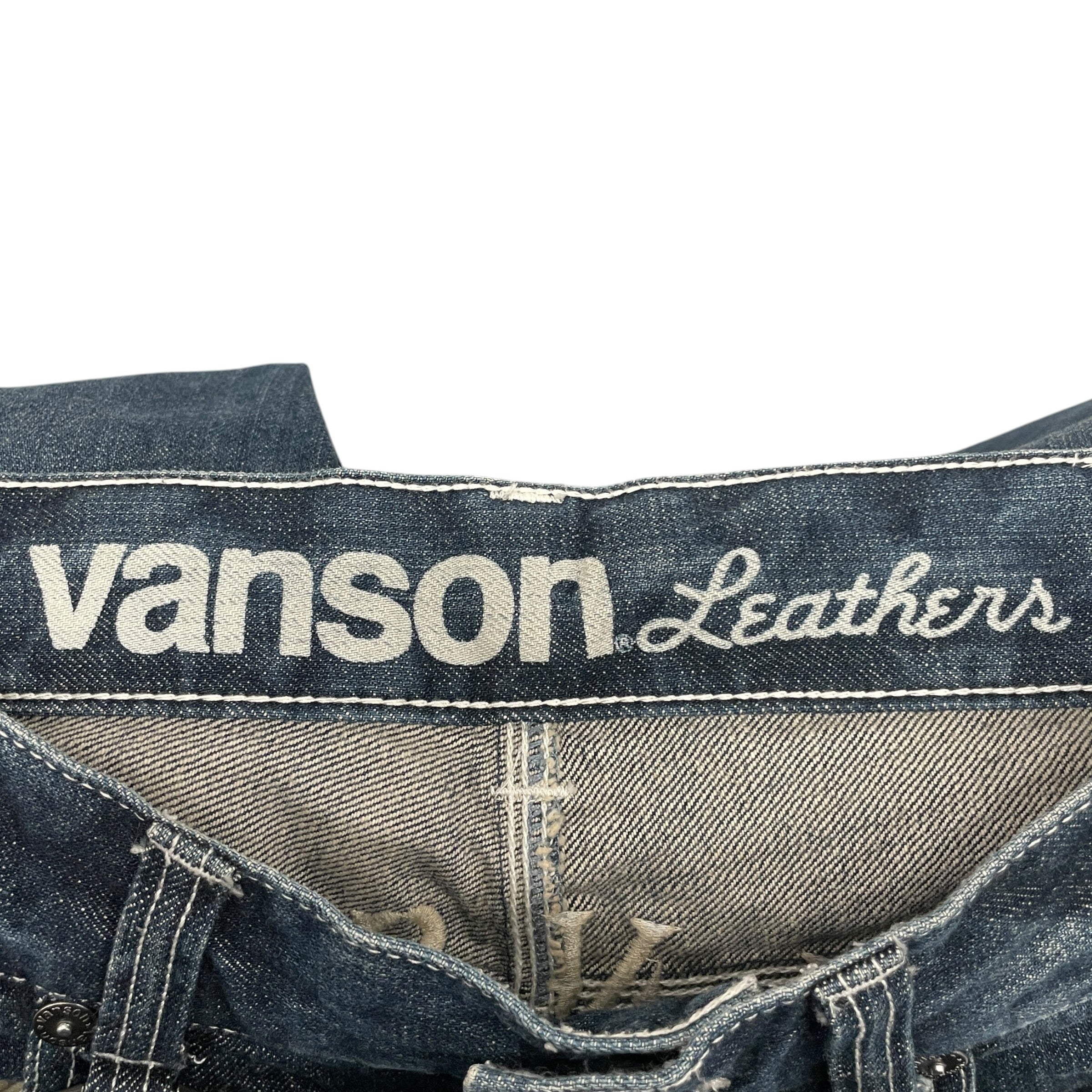VANSON/Pants/30/Denim/BLU/Graphic/Freedom Tral Emboidery view 3