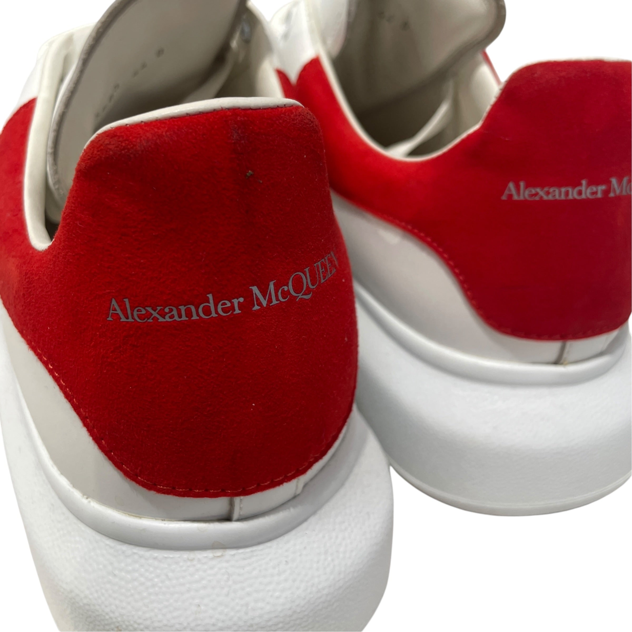 Alexander McQueen/Low-Sneakers/US 11/Acrylic/WHT/OVERSIZED view 4