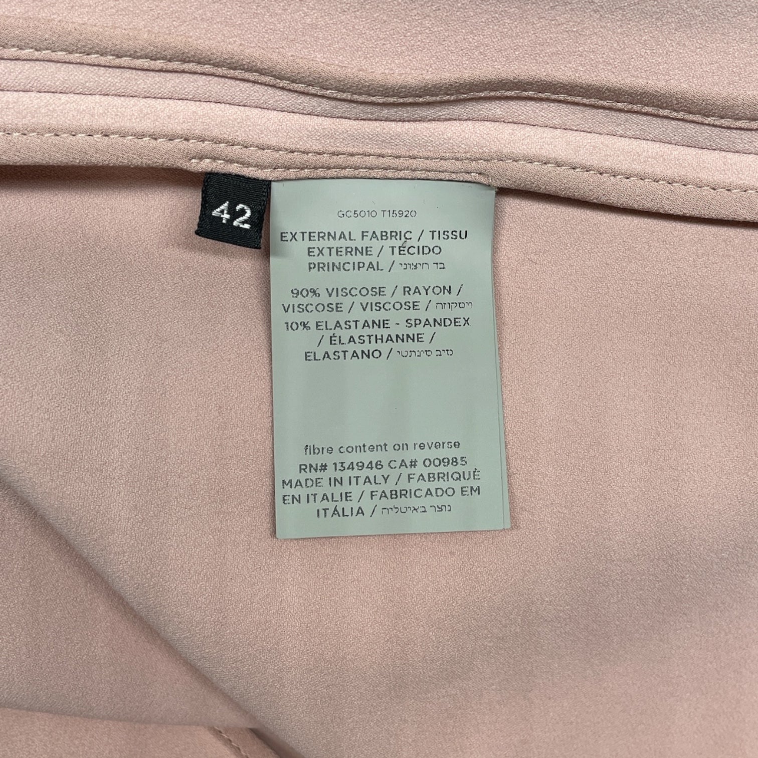 TOM FORD/Skirt/42/Rayon/PNK/PINK WITH ZIPPERS view 4