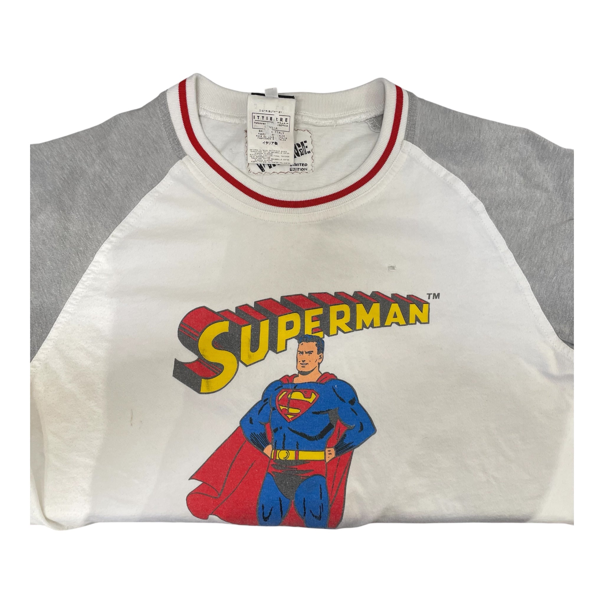 D&G/T-Shirt/L/Cotton/WHT/Graphic/Superman Tee view 7