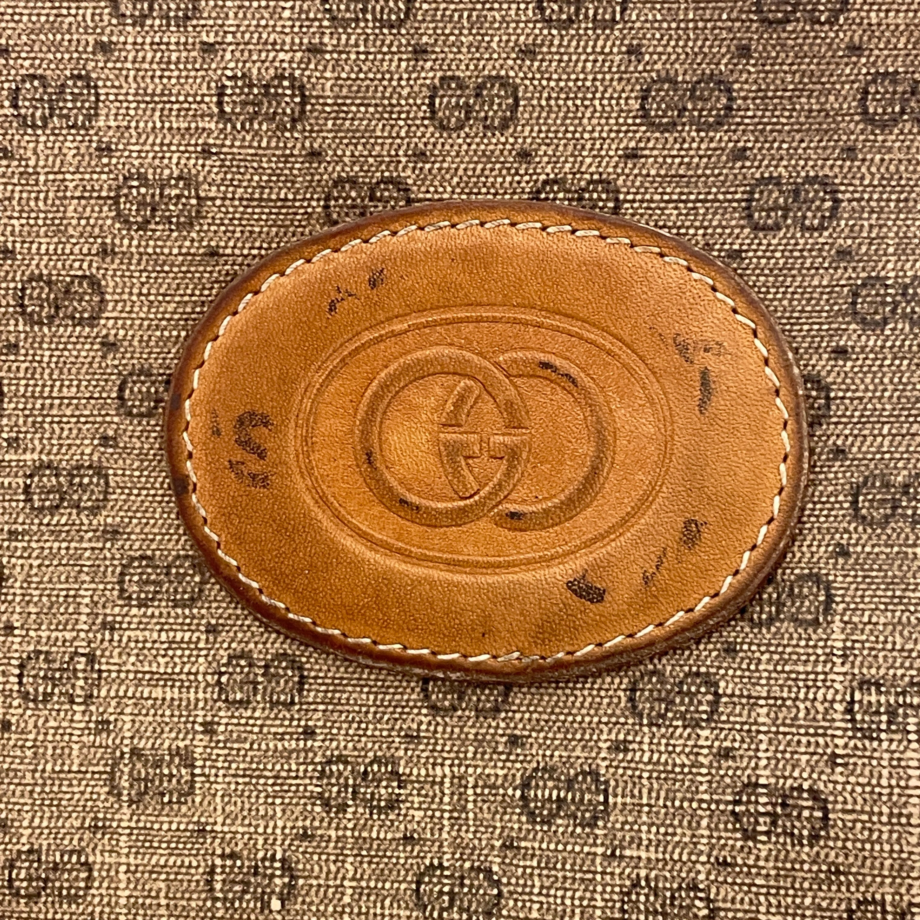 GUCCI/Pouch/Monogram/Cotton/BEG/Mini Supreme Envelope Clutch view 5