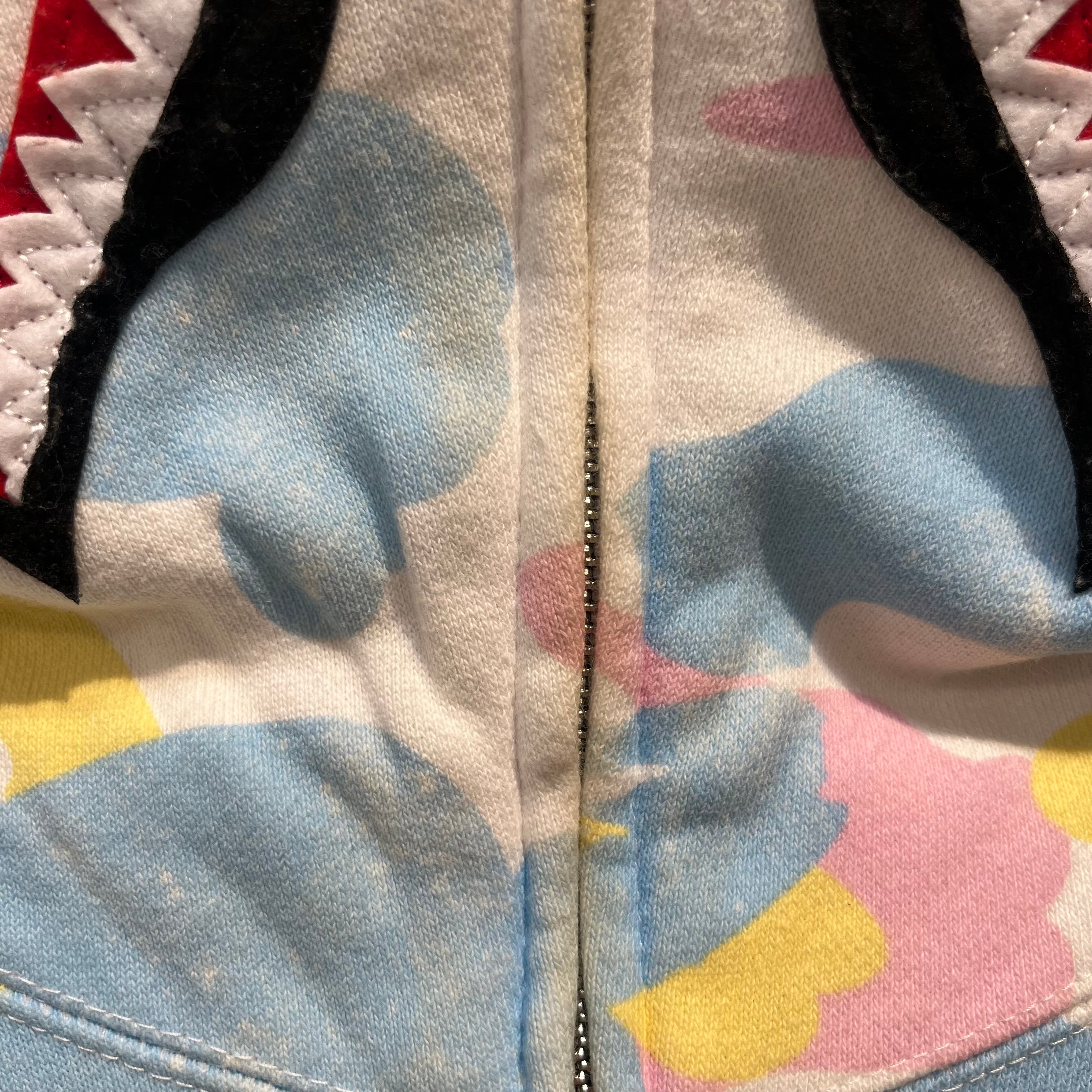 A BATHING APE/Zip Up Hoodie/L/Camouflage/Cotton/MLT/COTTON CANDY CAMO PONR view 8