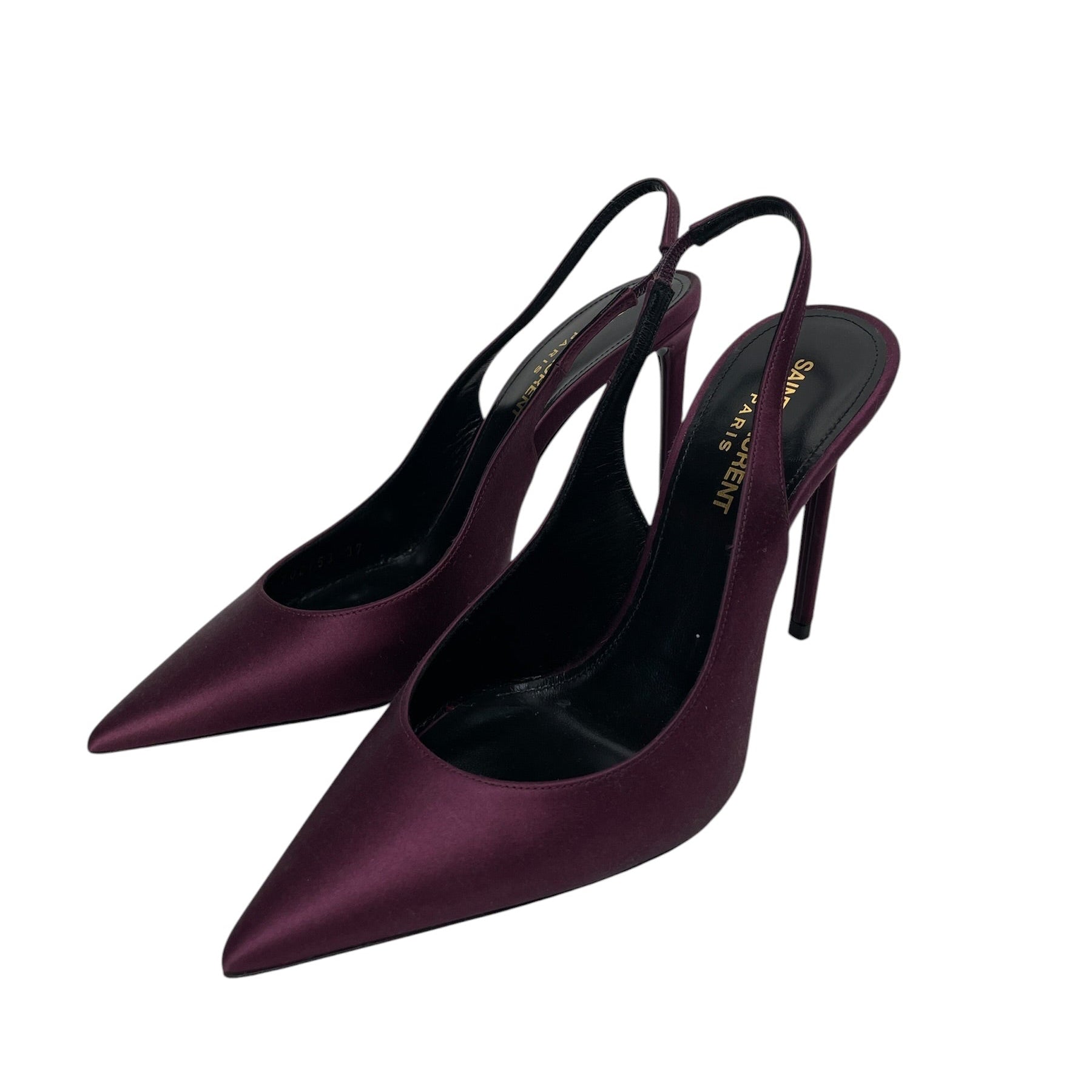 SAINT LAURENT/Heels/EU 37/PPL/ZOE SLINGBACK view 3