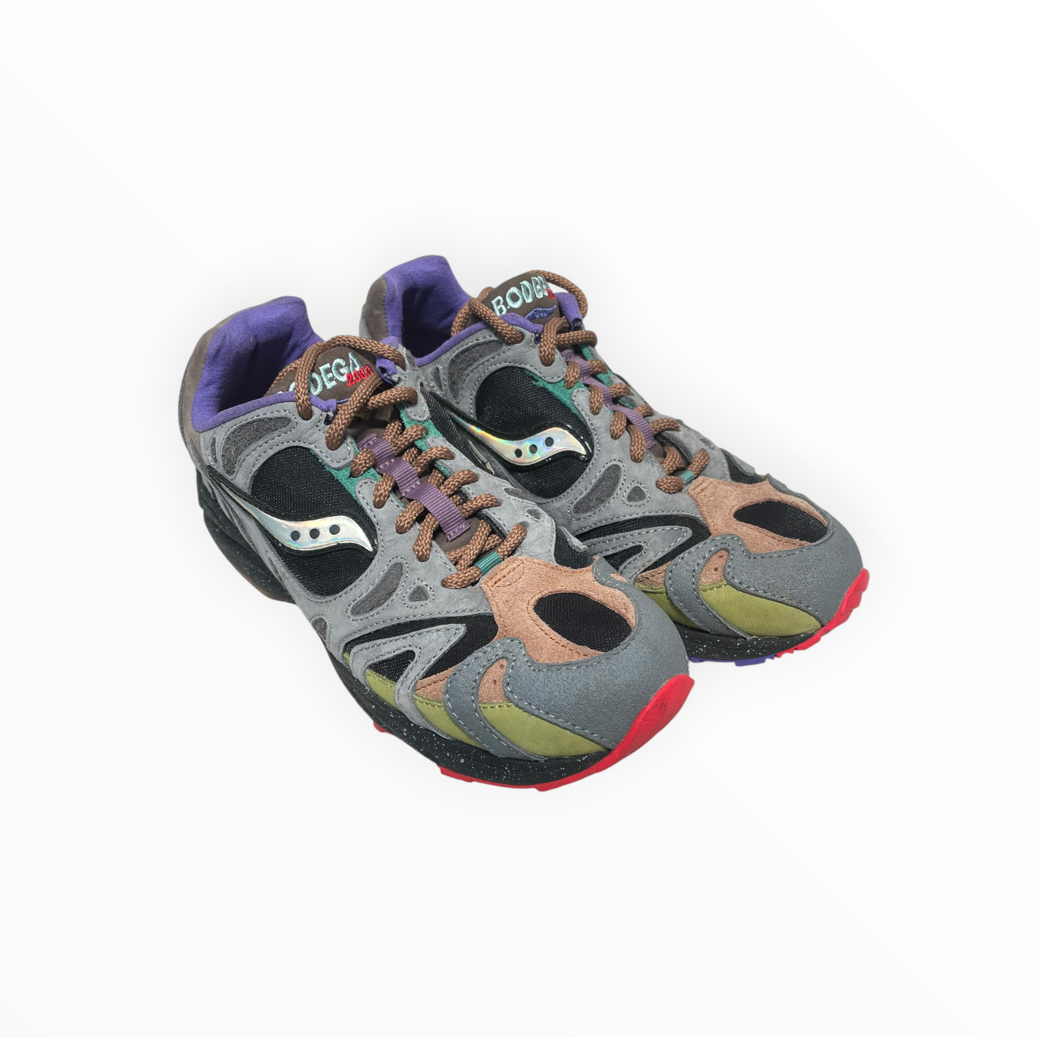 SAUCONY/Low-Sneakers/US 8.5/Graphic/Suede/GRY/ view 1