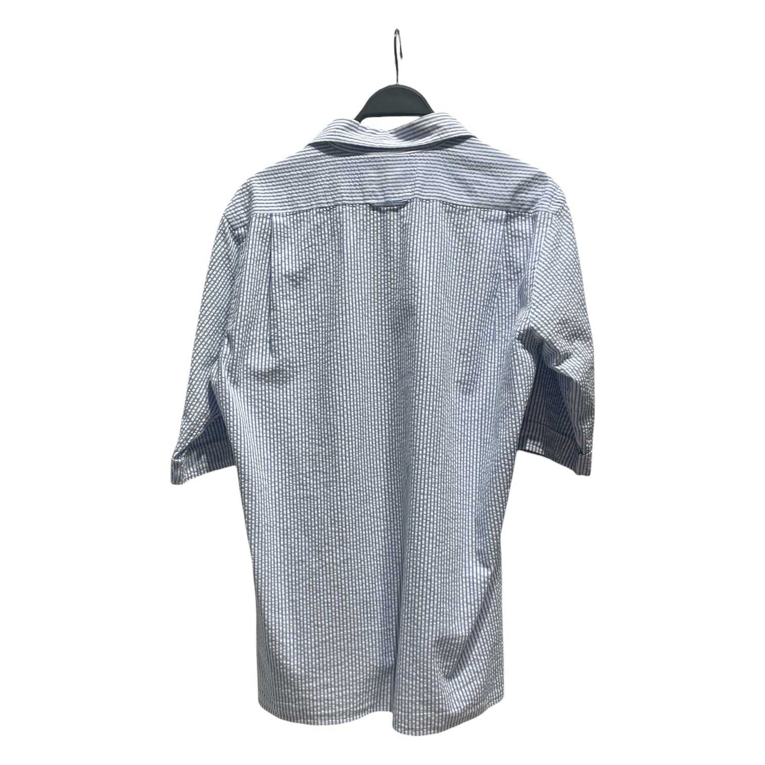 THOM BROWNE. NEW YORK/SS Shirt/4/WHT/Stripe/ view 2