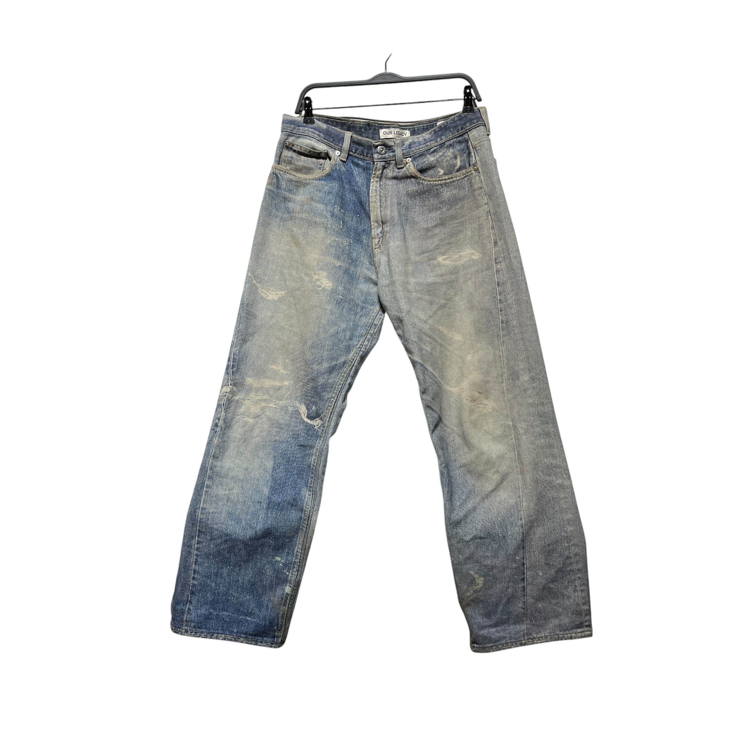 OUR LEGACY/Straight Pants/31/Denim/BLU/LIGHT WASH DISTRESS / THIRDCUT view 1
