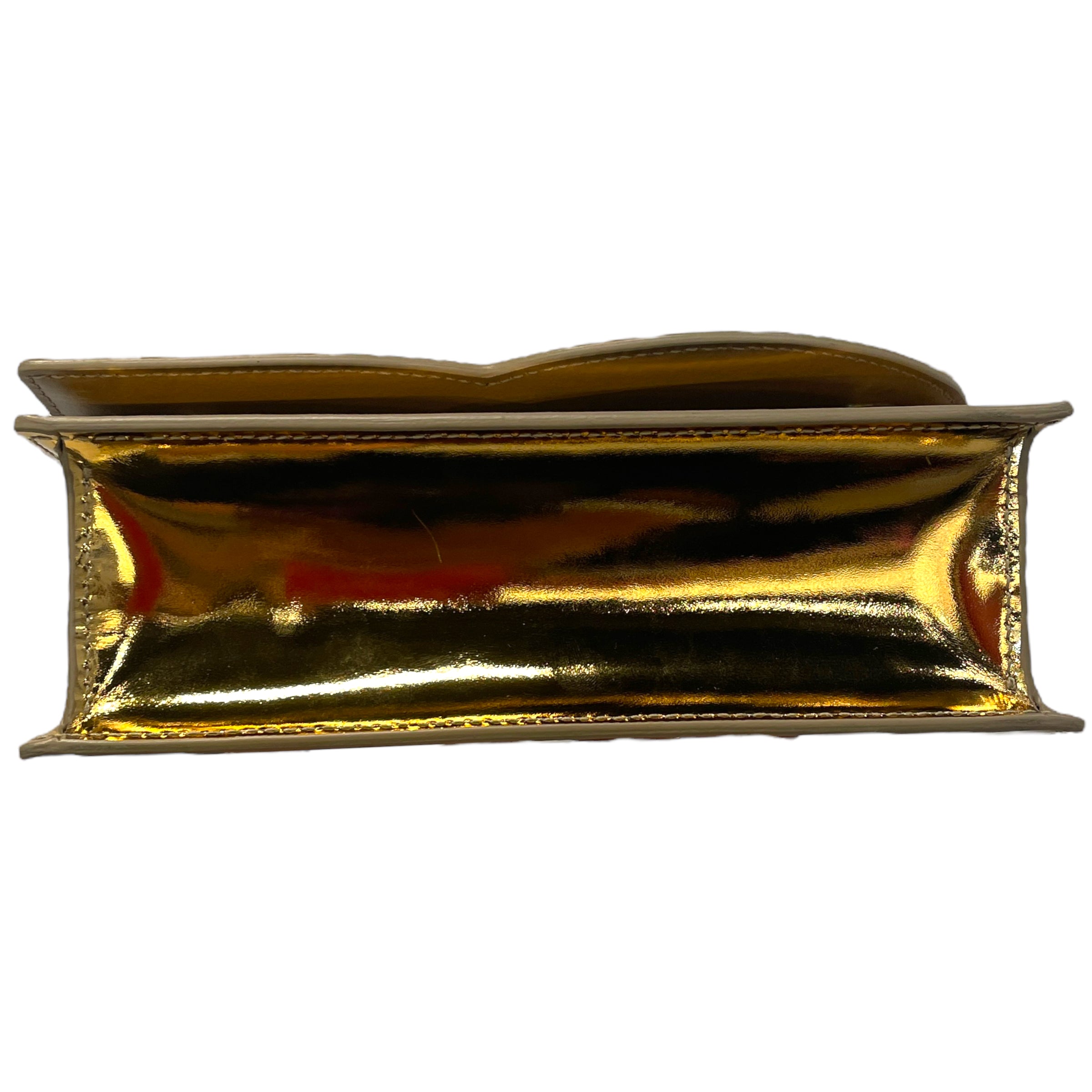 DOLCE&GABBANA/Cross Body Bag/S/Leather/GLD/DG Metallic Logo view 6