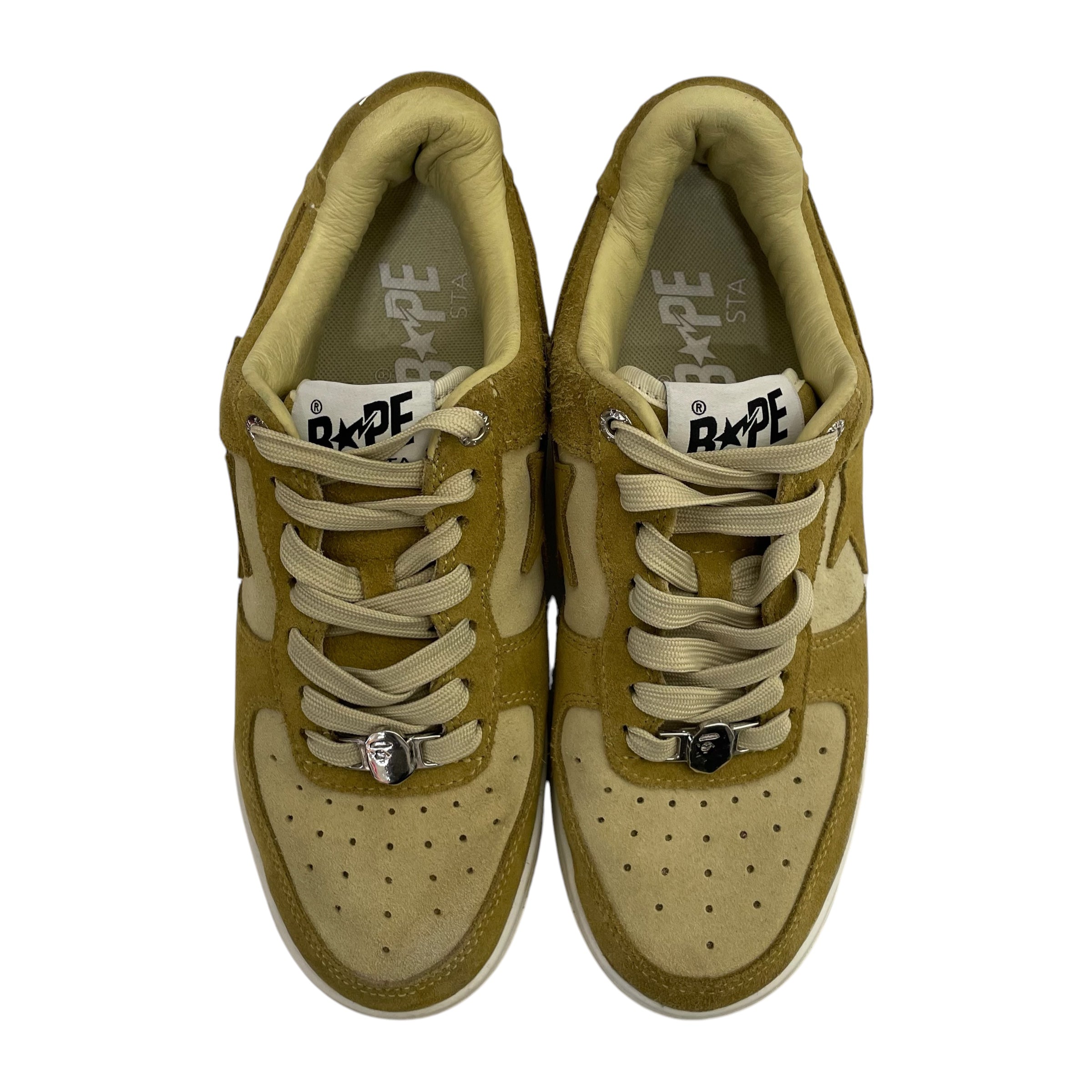 BAPE STA!/Low-Sneakers/US 6/GRN/GREEN SUEDE view 5