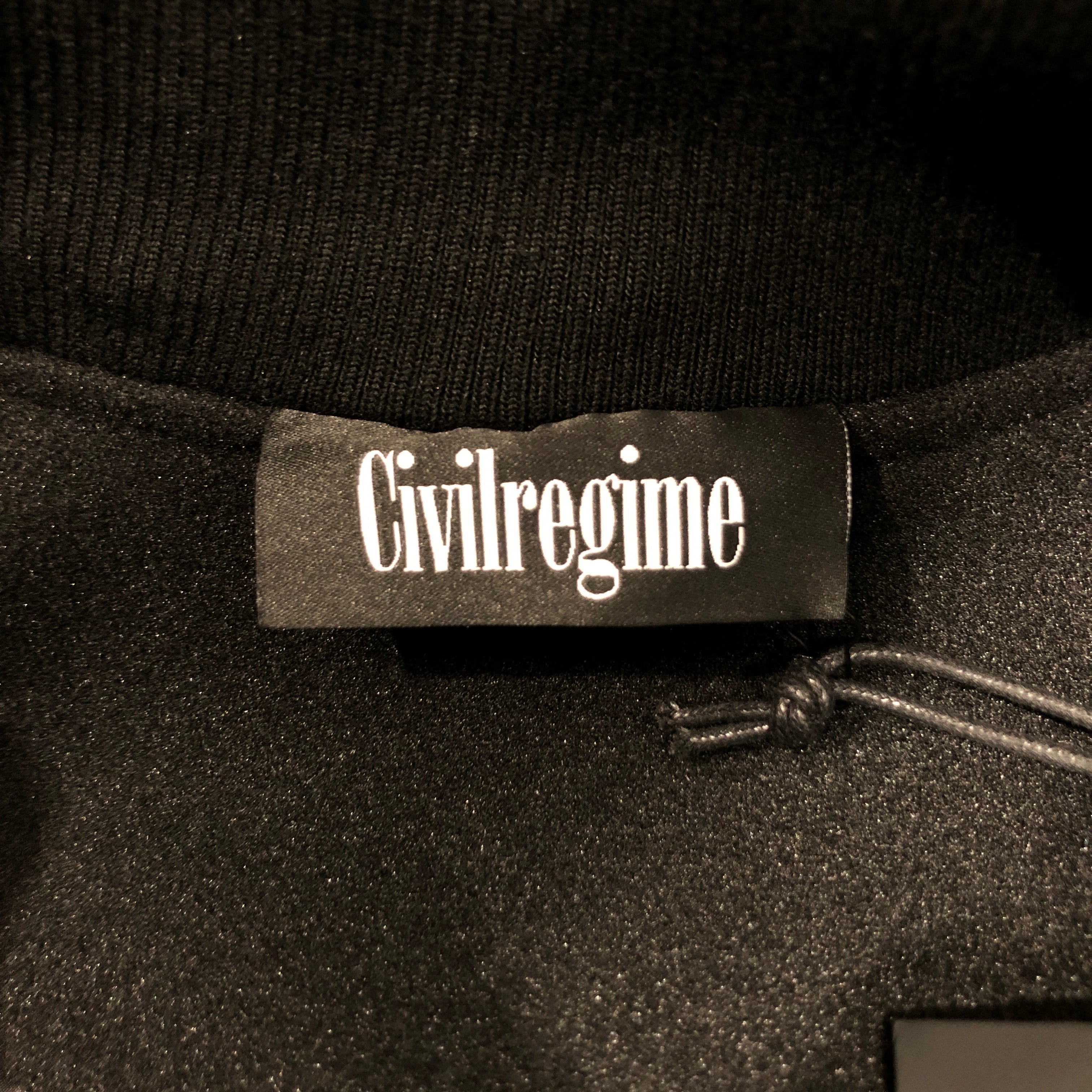 CIVIL REGIME/Baseball Jkt/L/Polyester/BLK/Graphic/ view 3