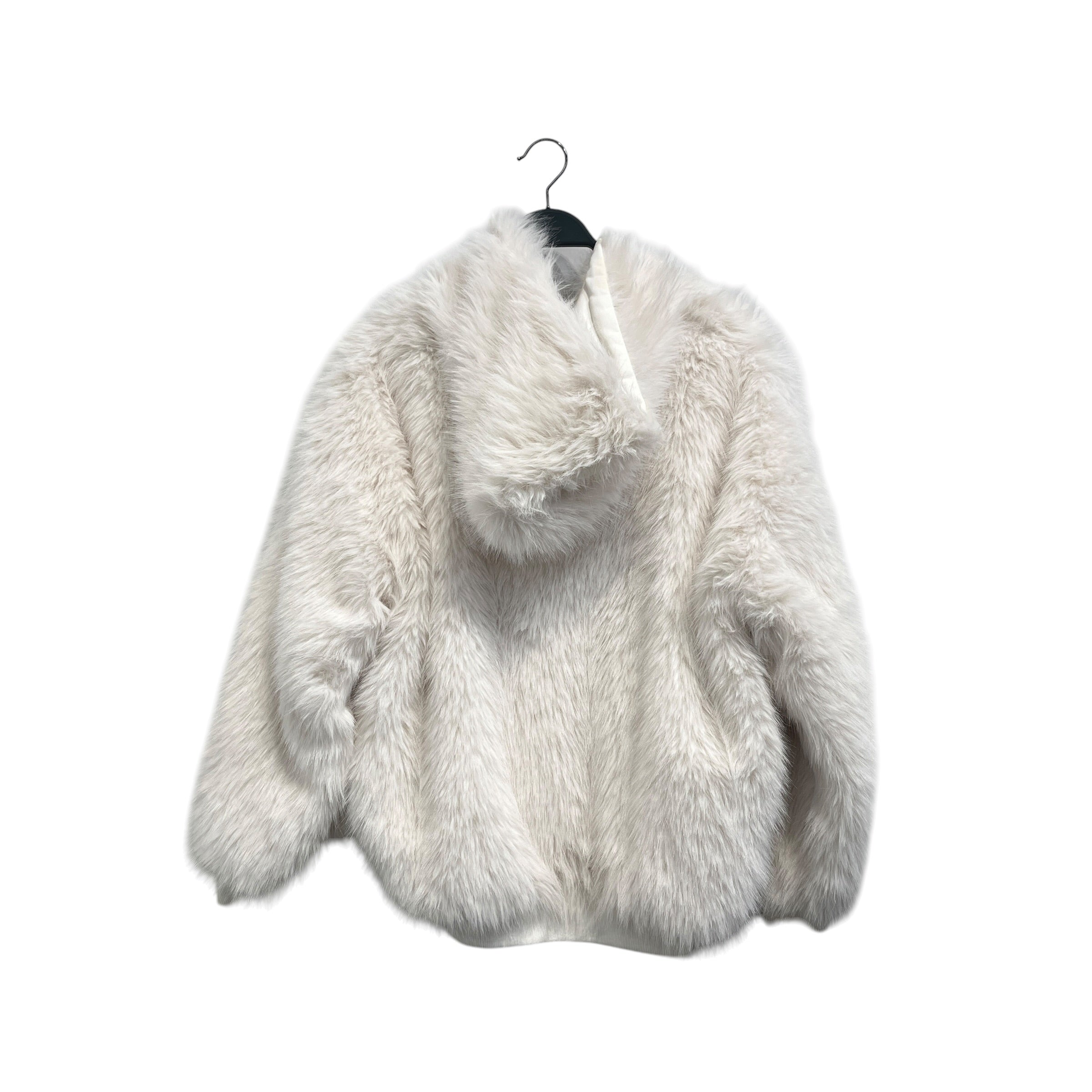 Amaurosis/Zip Up Hoodie/L/XL/Fur/WHT/Reversable Fur Zip Up Hoodie view 2