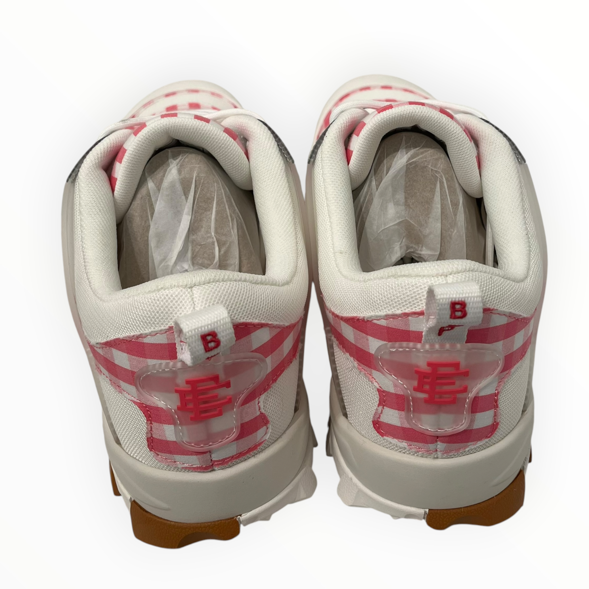 sicko/Eric Emanuel/Low-Sneakers/US 10/Plaid/Cotton/PNK/FRIENDS AND FAMILY COLLAB view 6