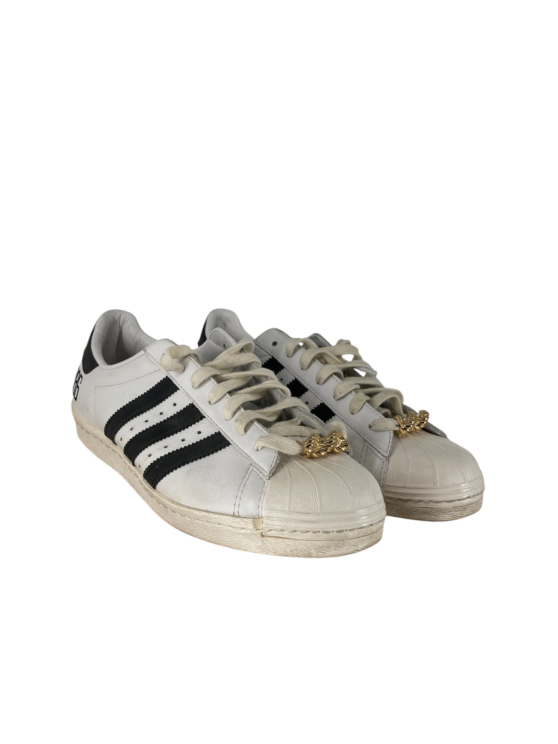 adidas/Low-Sneakers/US 8.5/WHT/RUN DMCAIDIDAS SUPERSTAR SZ8.5 view 1