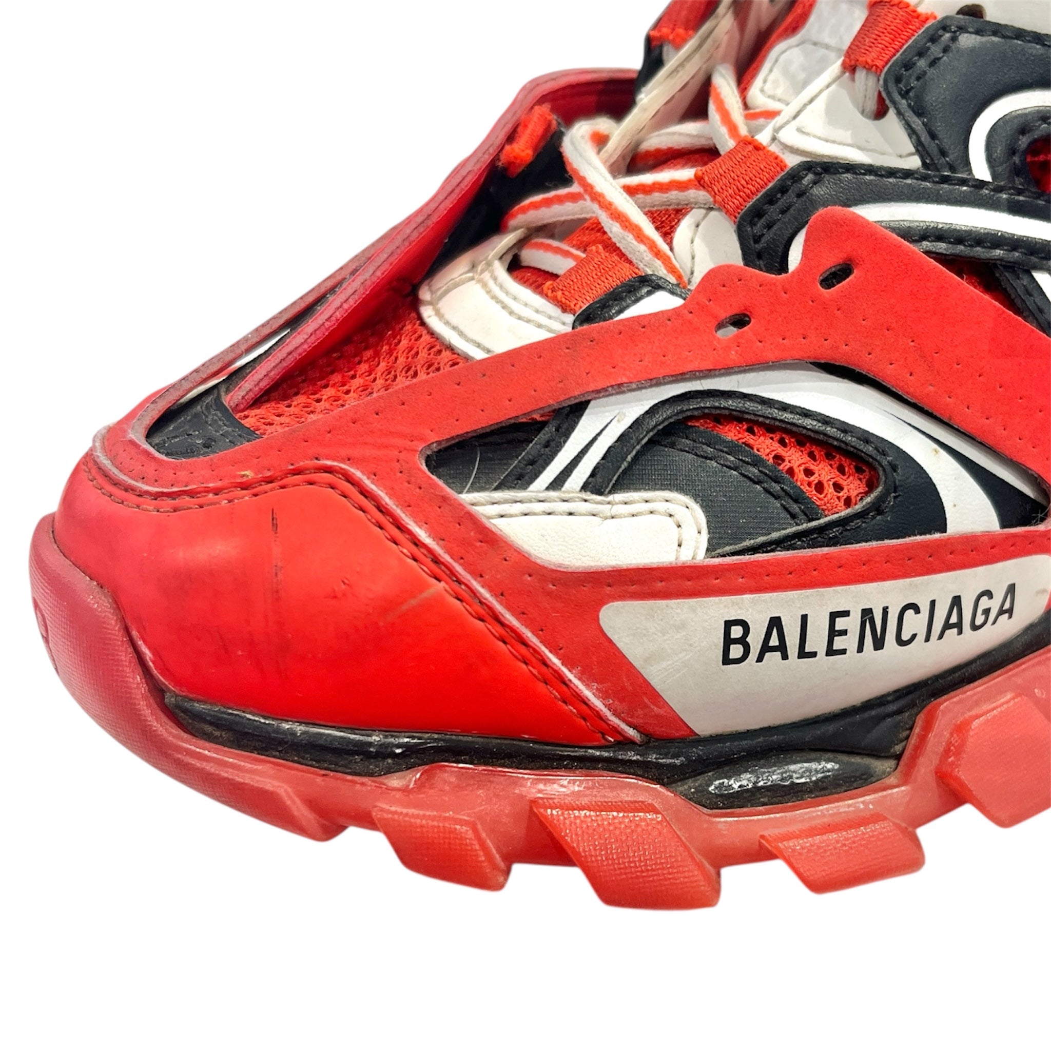 BALENCIAGA/Low-Sneakers/US 9/All Over Print/RED/ view 4