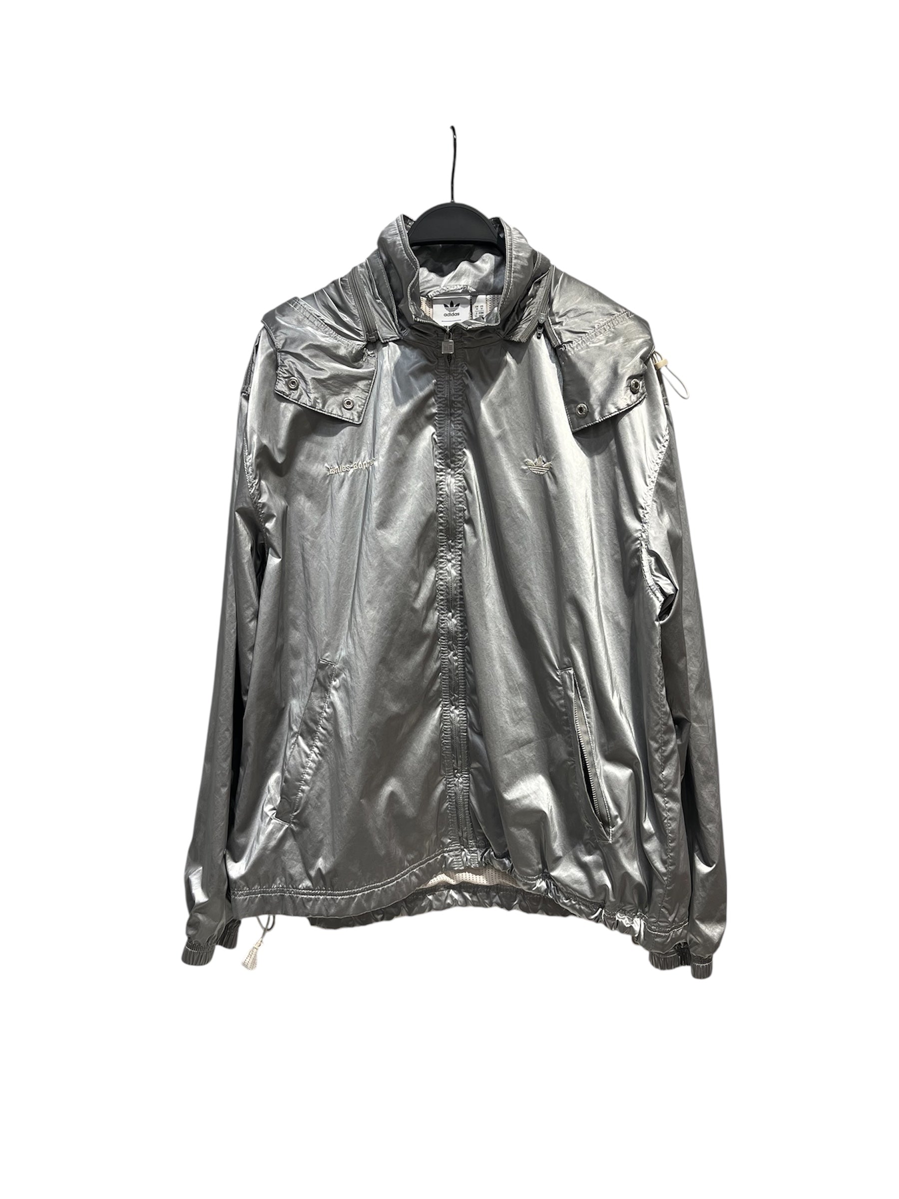 adidas/WALES BONNER/Jacket/M/Polyester/SLV/SILVER ANORAK JACKET view 1