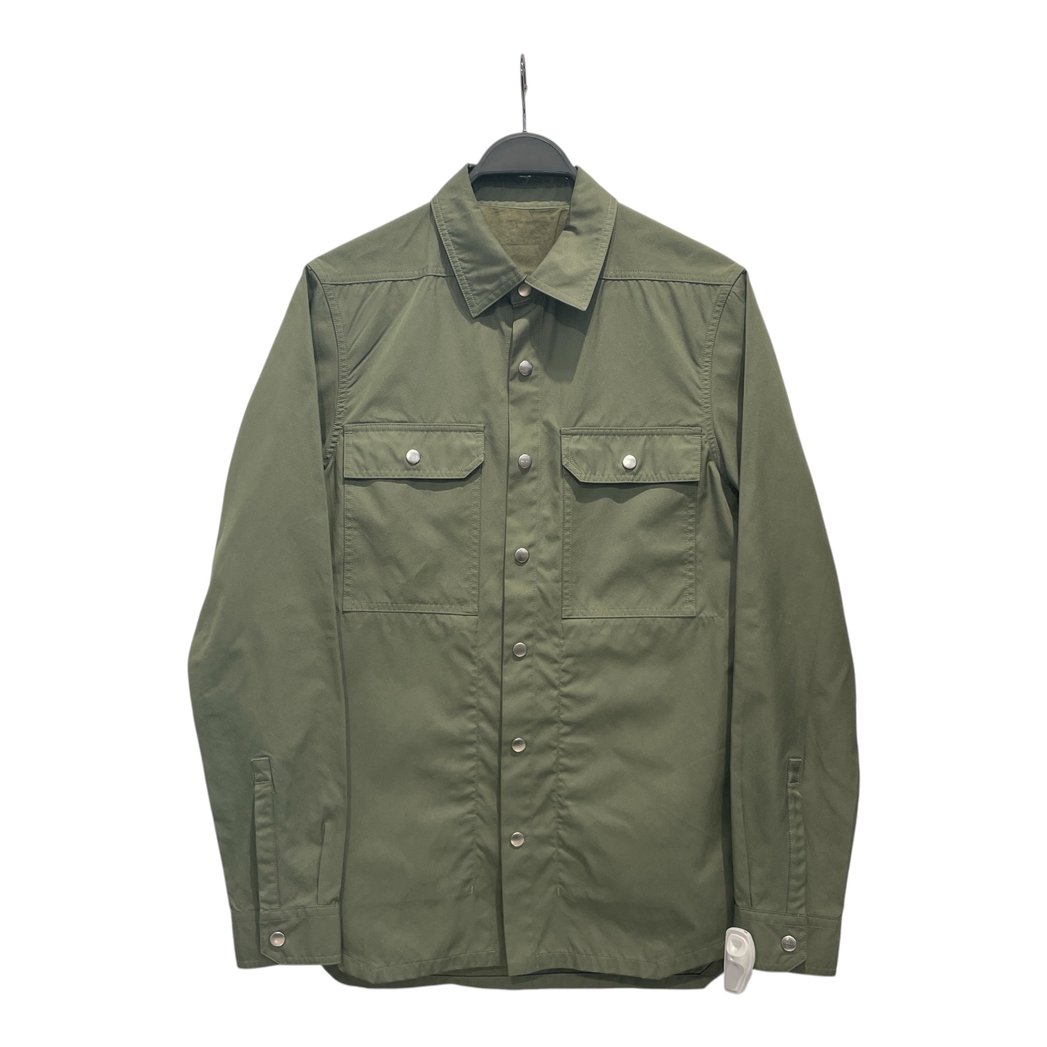 Rick Owens/LS Shirt/46/Nylon/KHK/RICK OWENS BUTON SNAP LS view 1