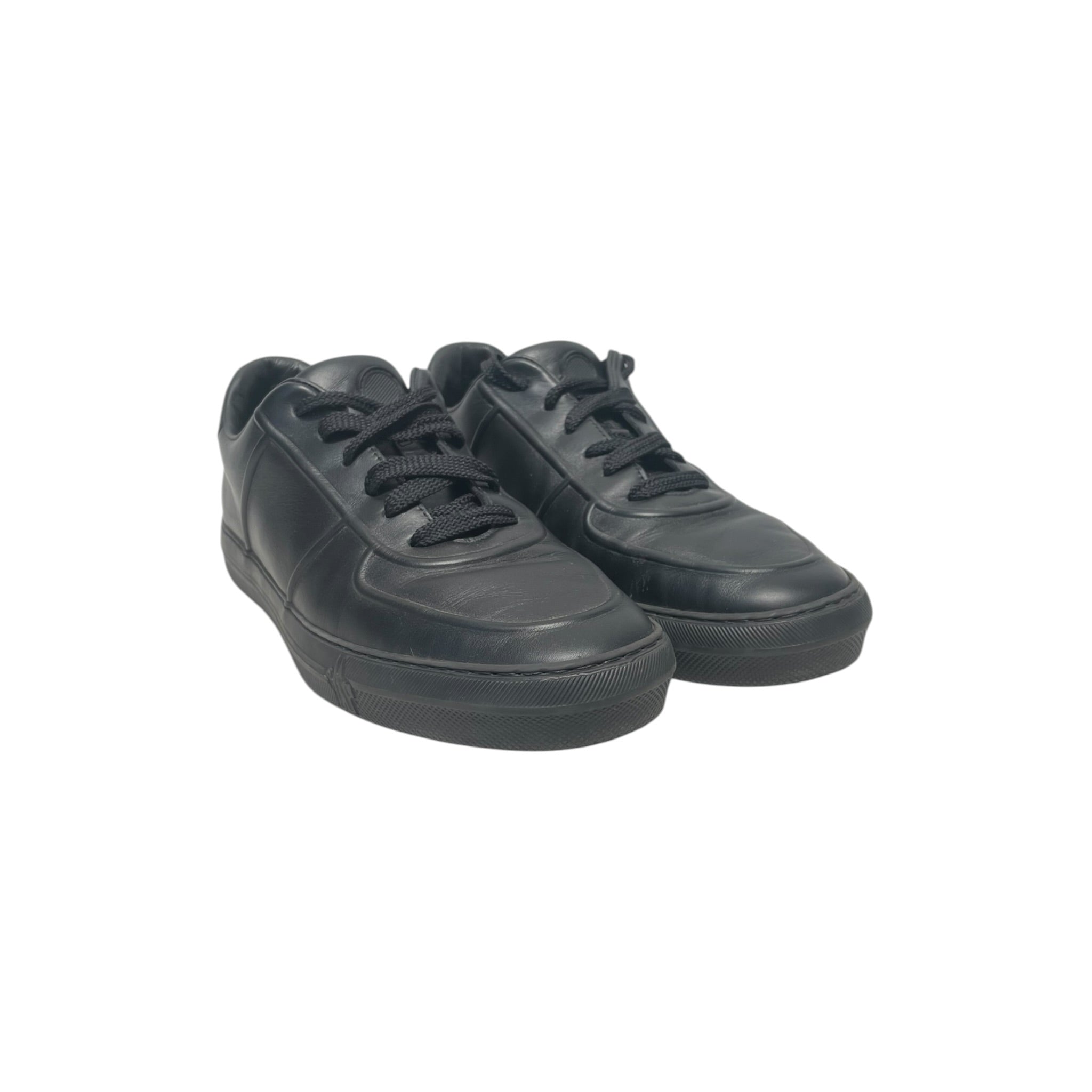 MONCLER/Low-Sneakers/EU 43/Leather/BLK/FRENCH FLAG TAG view 1