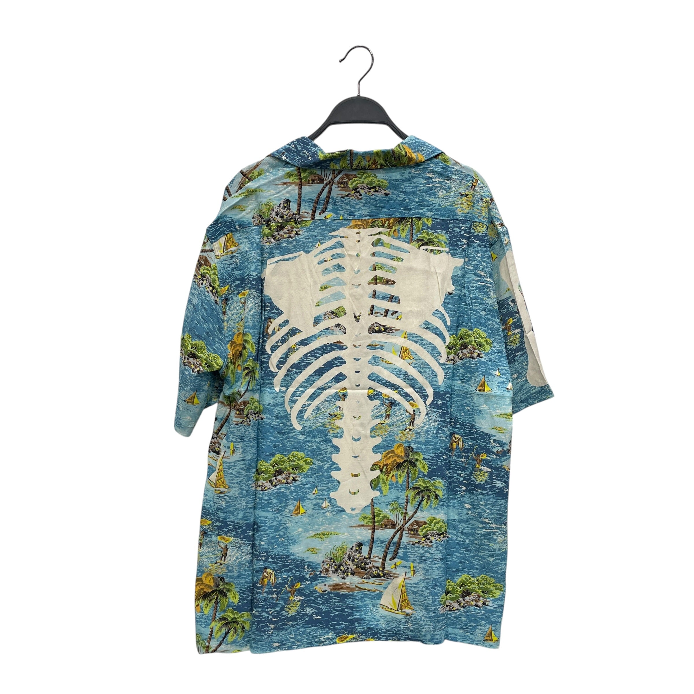 KAPITAL/SS Shirt/5/Silk/MLT/Floral Pattern/ALL OVER OCEAN/ RIB CAGE view 2
