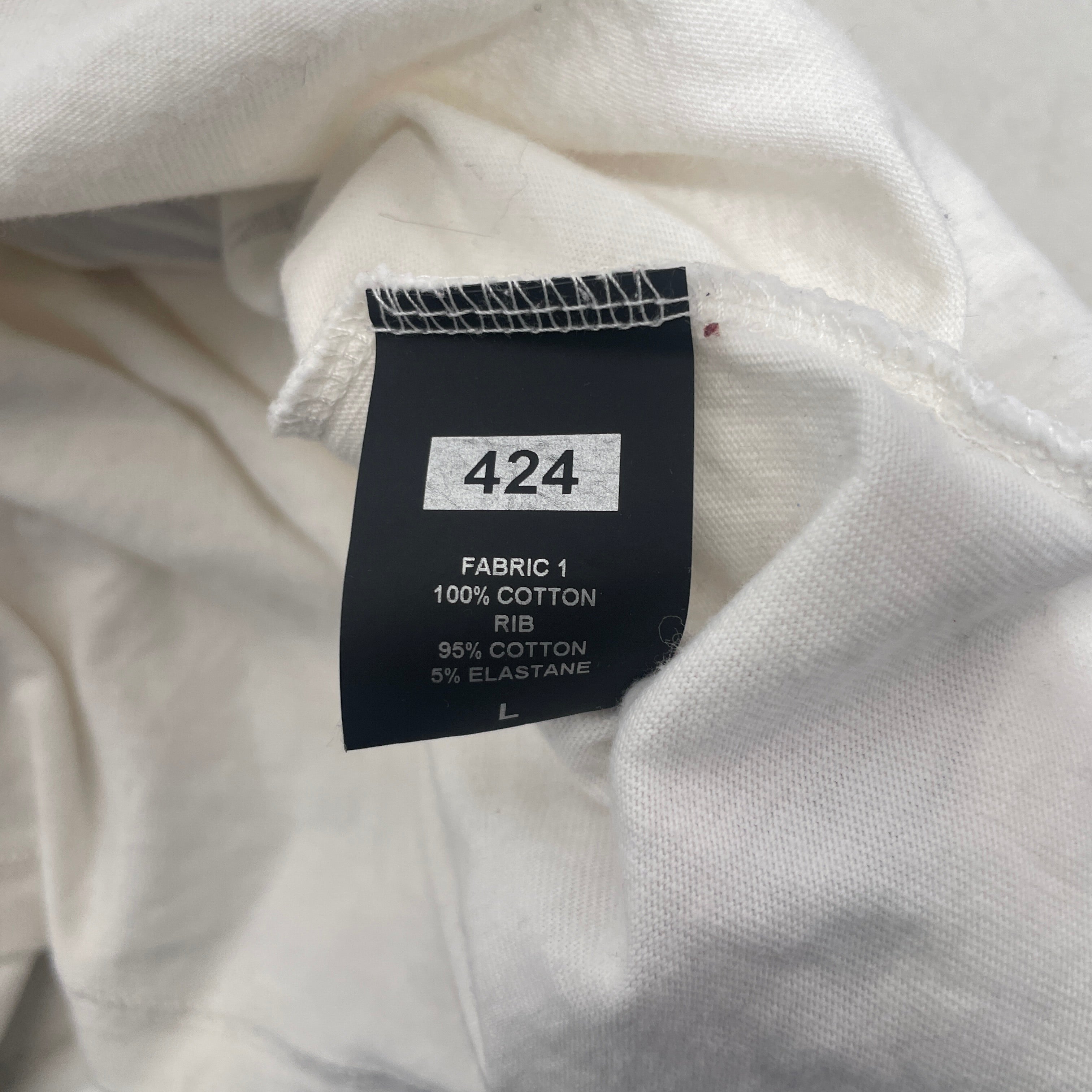 424(FourTwoFour)/T-Shirt/L/Cotton/WHT/MIRROR COMICS view 4