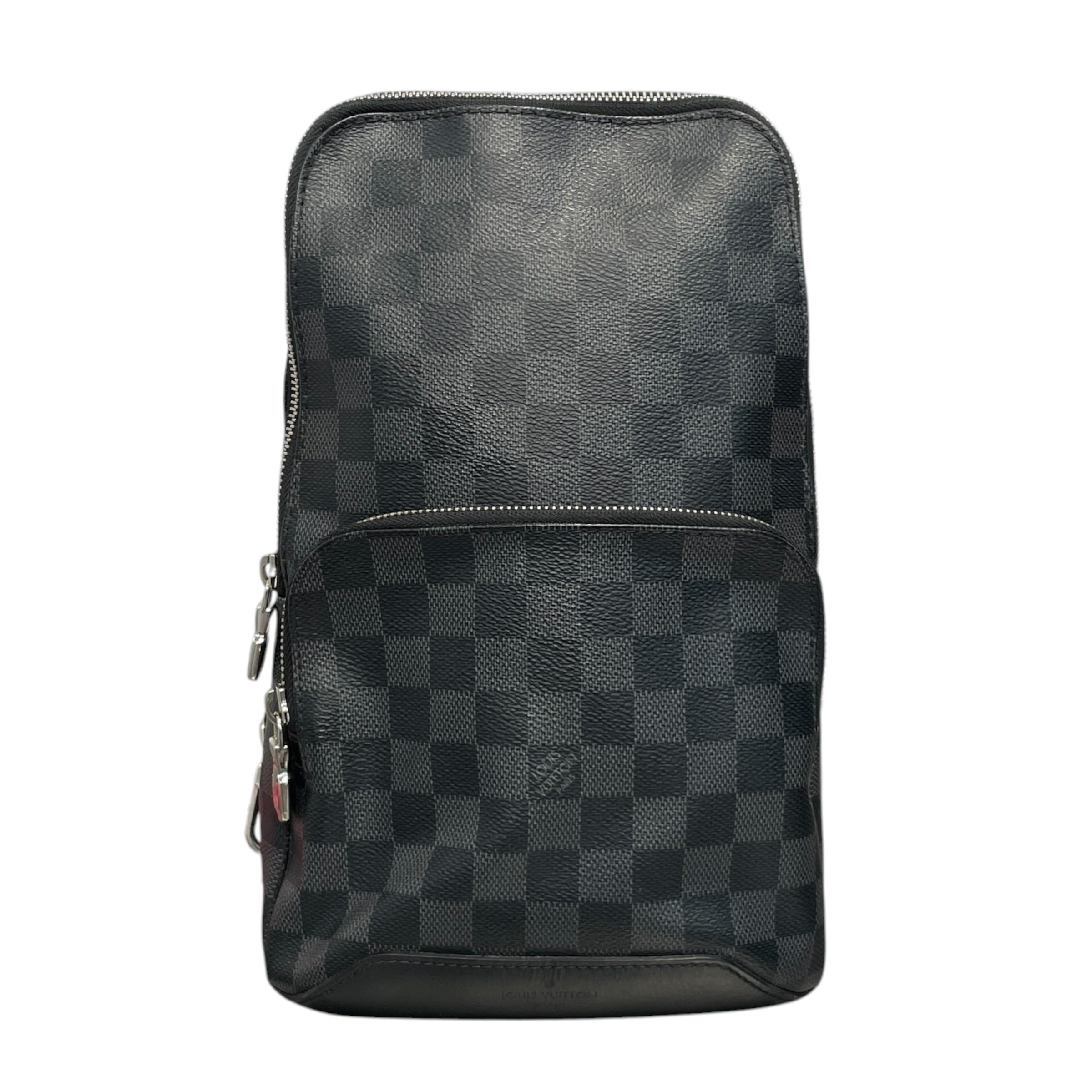 LOUIS VUITTON/Bag/All Over Print/Leather/BLK/Daimer Graphite Sling view 3