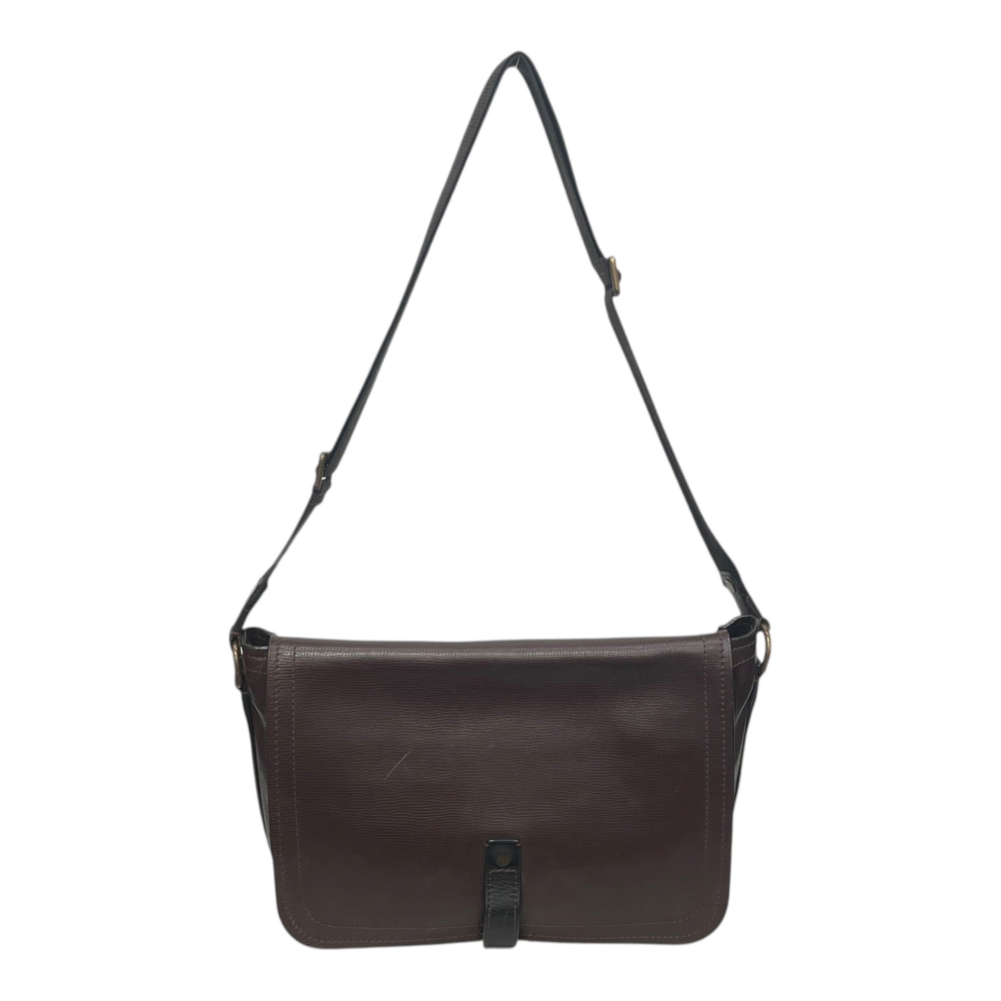 LOUIS VUITTON/Cross Body Bag/Leather/BRW/omaha messenger bag view 1