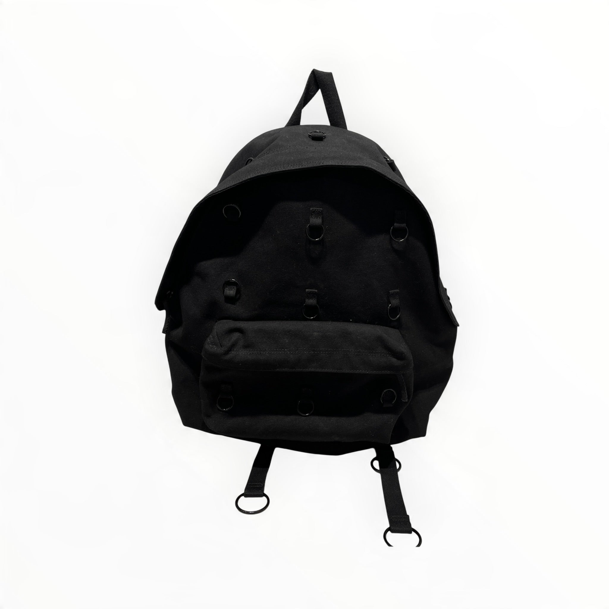 RAF SIMONS/EASTPAK/Backpack/Cotton/BLK/rings view 1