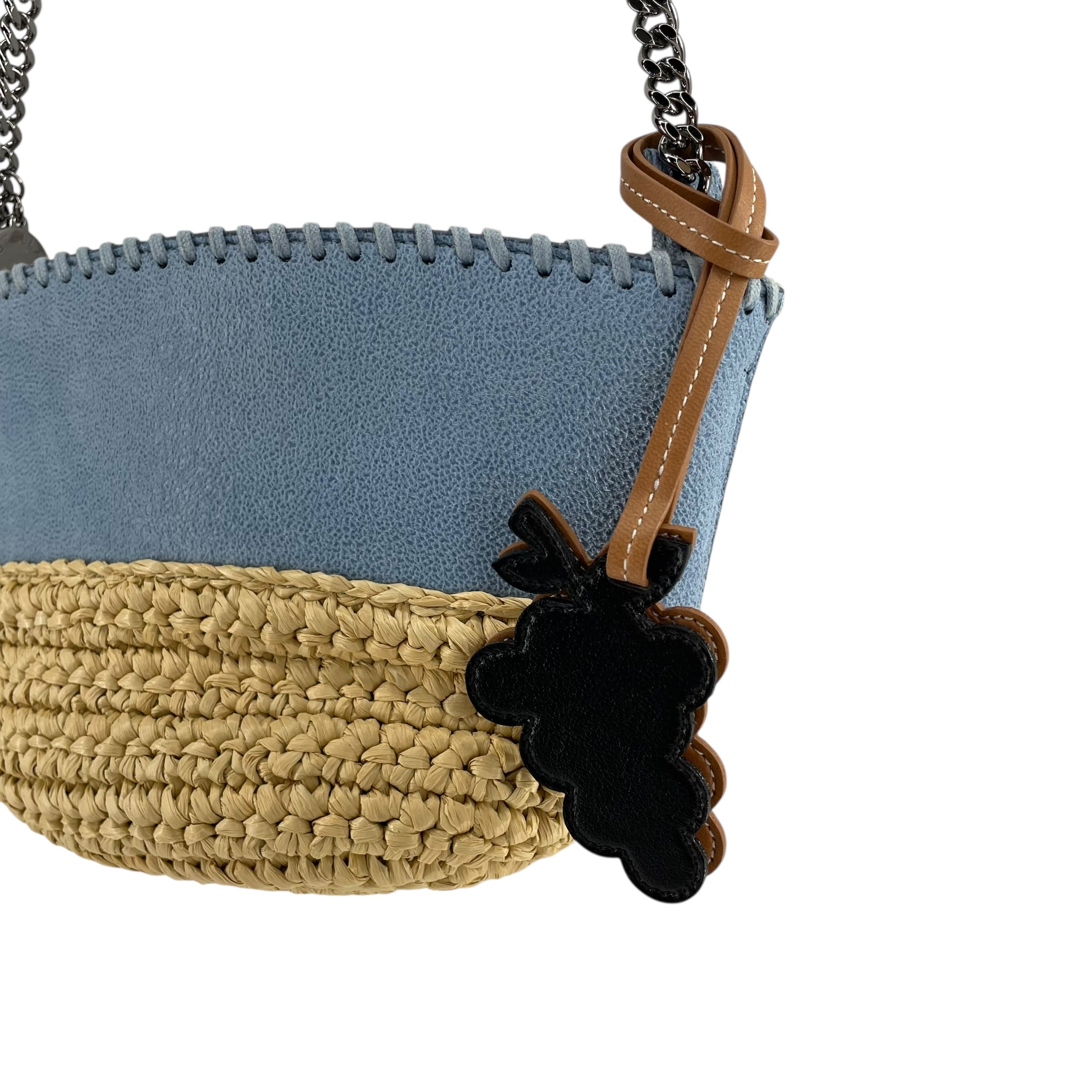 STELLAMcCARTNEY/Clutch Bag/Border/BLU/BASKET CHAIN MINI view 8
