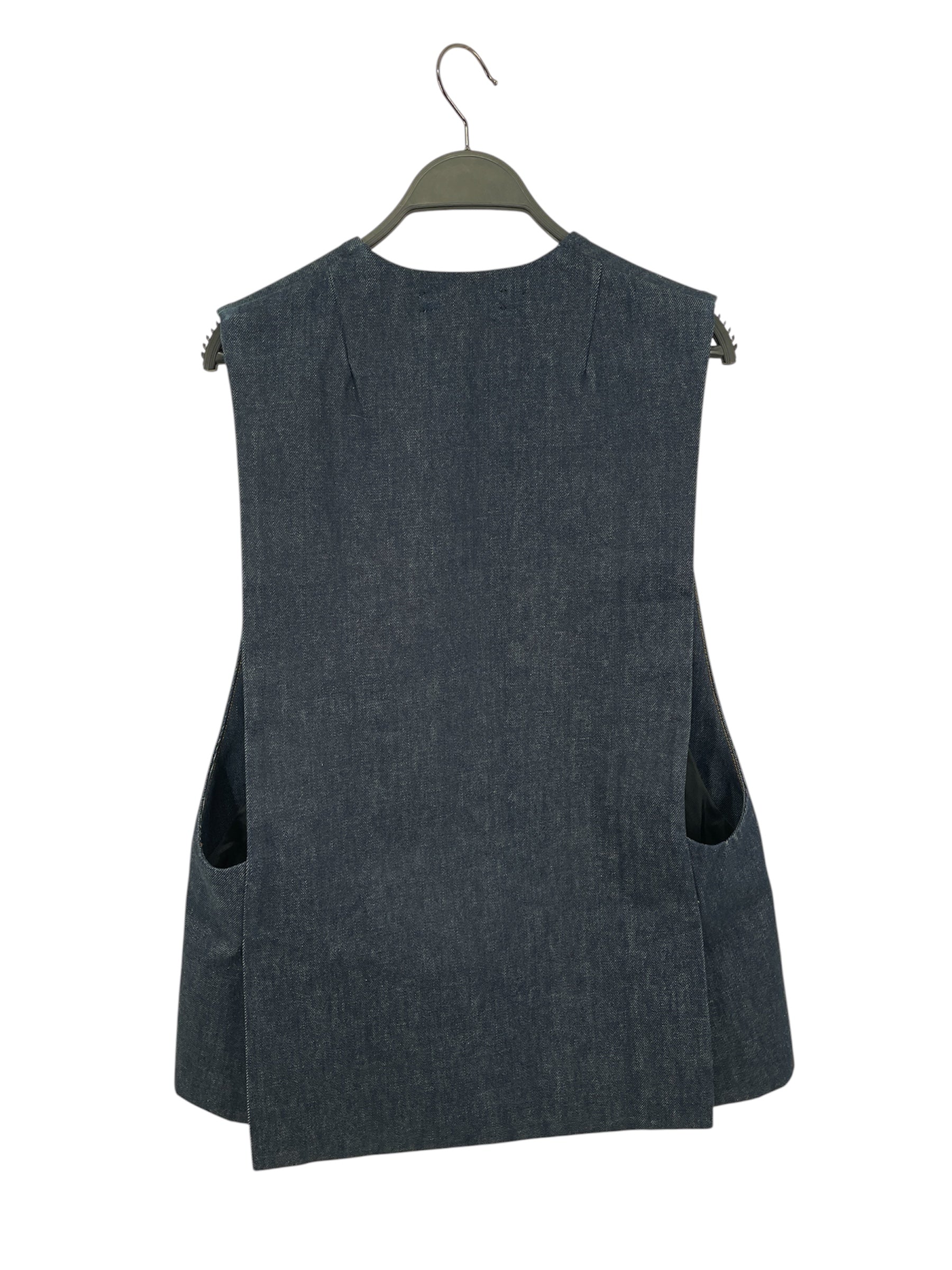 AMIRI/Vest/XS/Cotton/NVY/DENIM VEST view 4