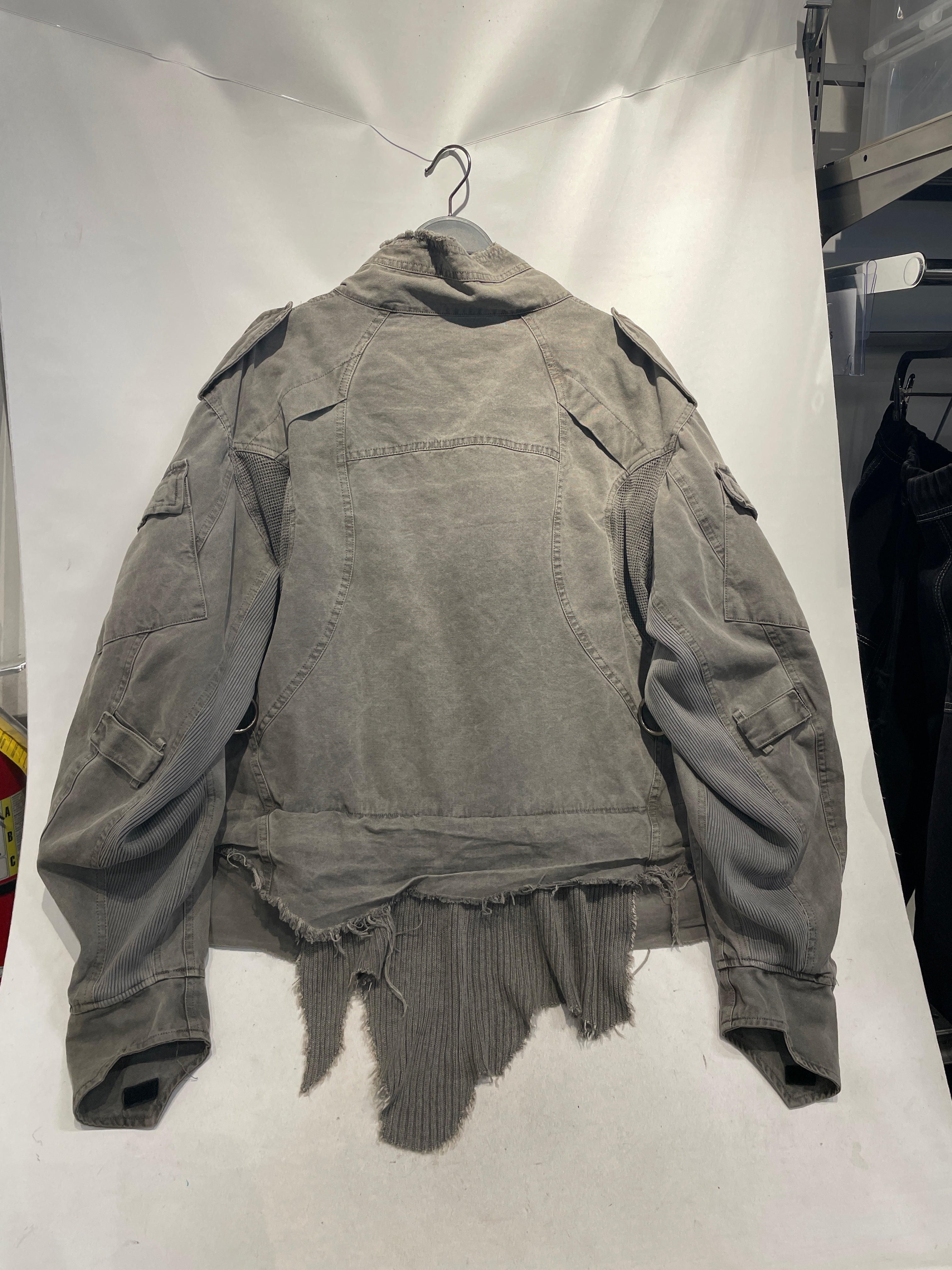 D5ove/Denim Jkt/1/Cotton/GRY/ view 3