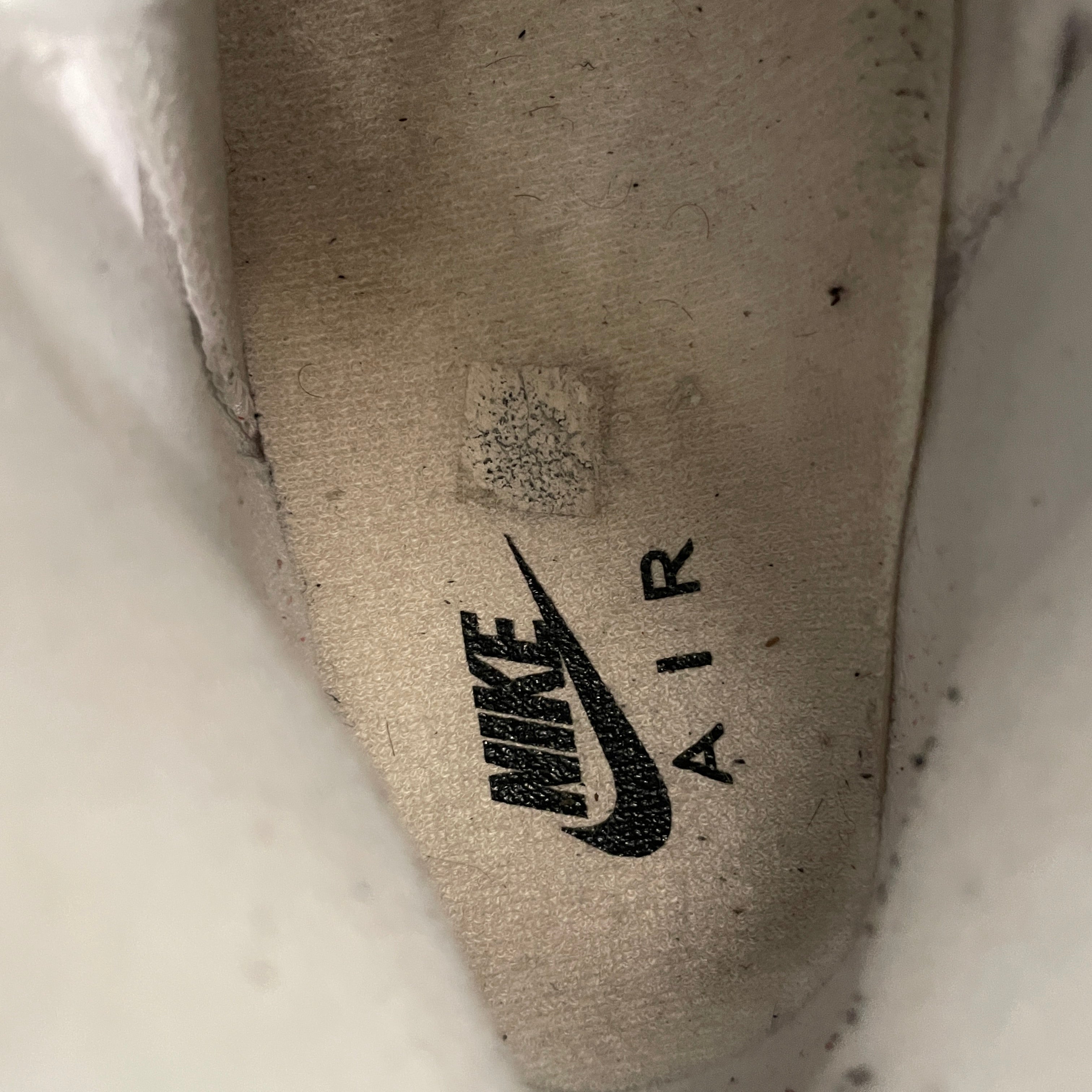 NIKE/Hi-Sneakers/US 10.5/Leather/WHT/WHITE METALLIC view 3
