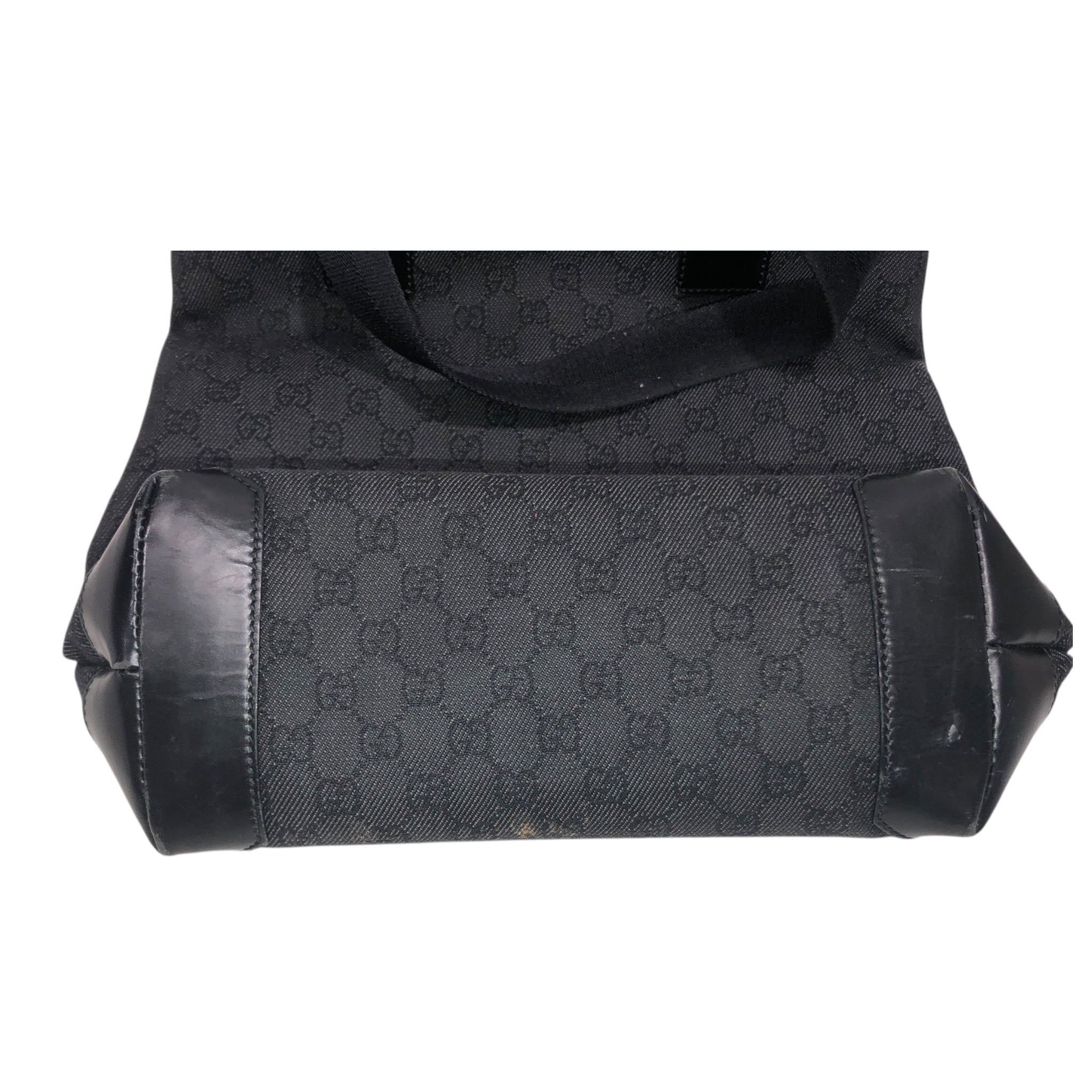 GUCCI/Tote Bag/Monogram/Cotton/BLK/GG TOTE view 3