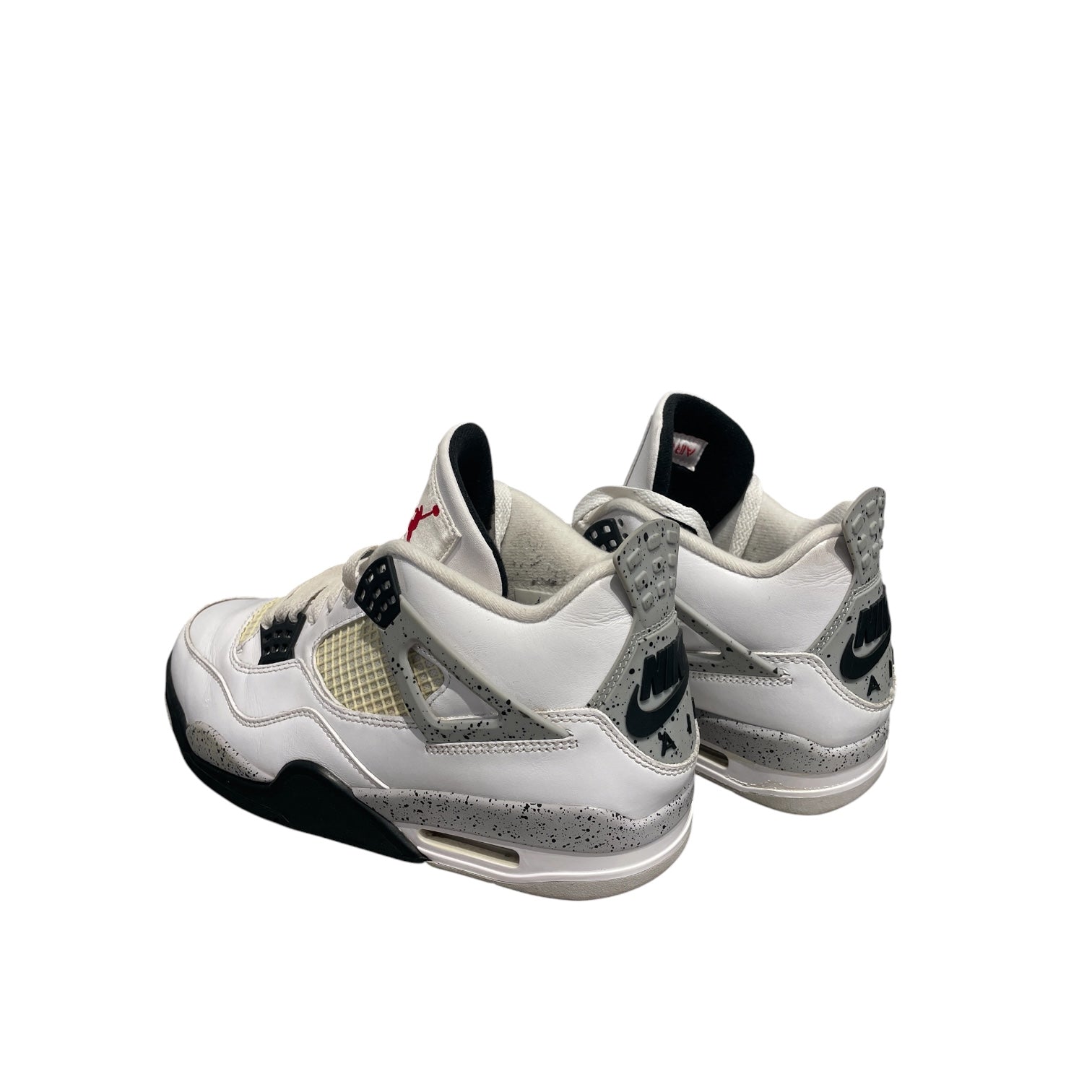 JORDAN BRAND/Hi-Sneakers/US 9.5/Leather/WHT/WHITE CEMENT 4'S view 2