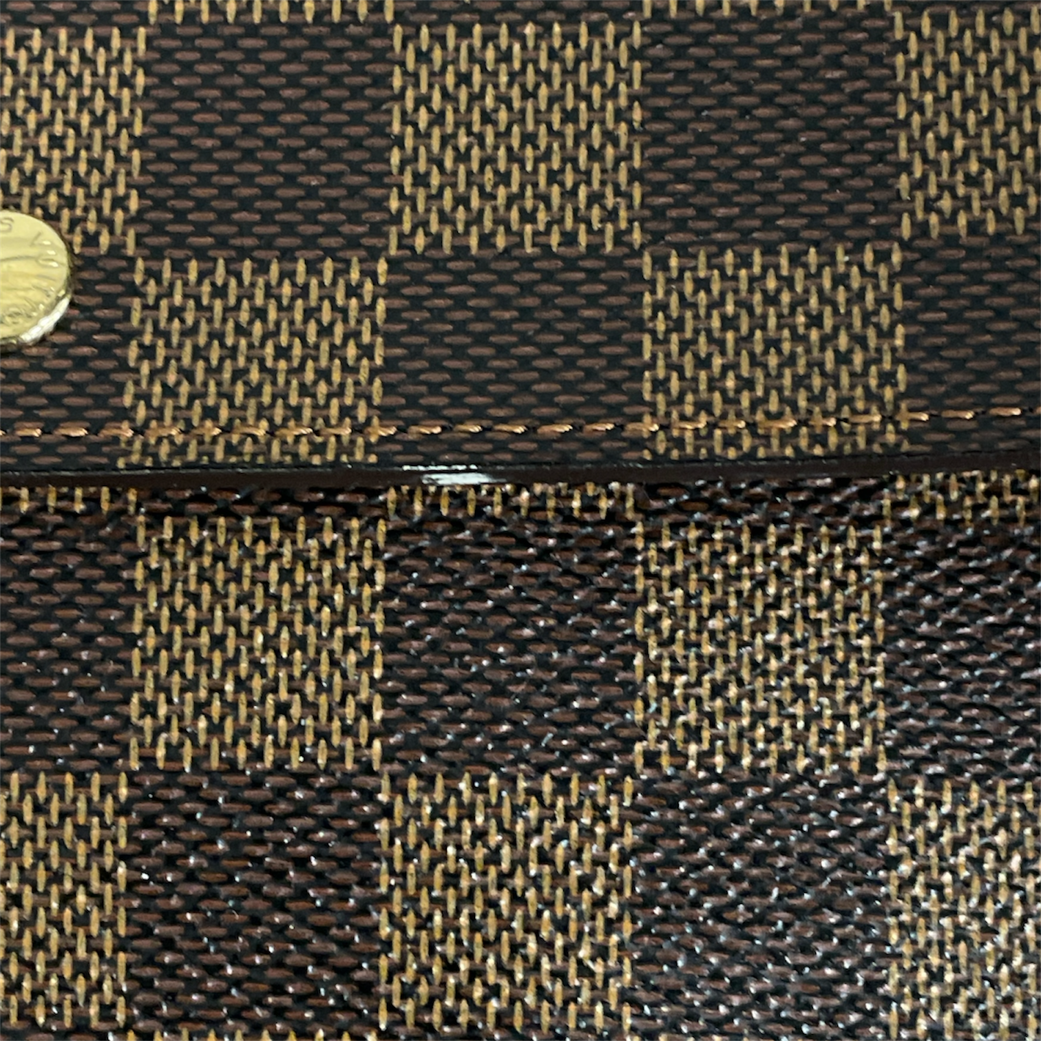 LOUIS VUITTON/Long Wallet/Hombre Check/Leather/BRW/ view 7