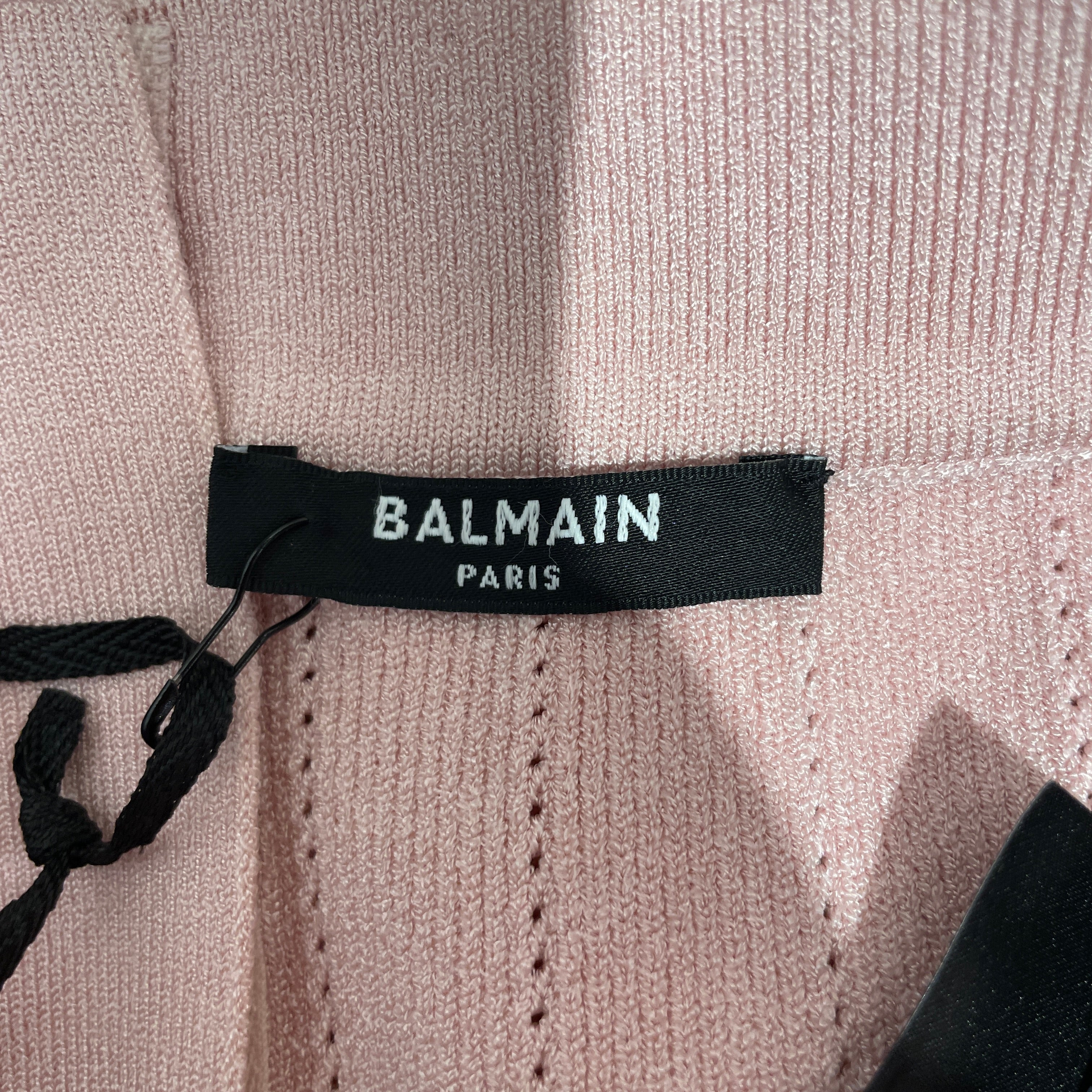 BALMAIN/Skirt/40/Cotton/PNK/BUTTON KNIT view 3