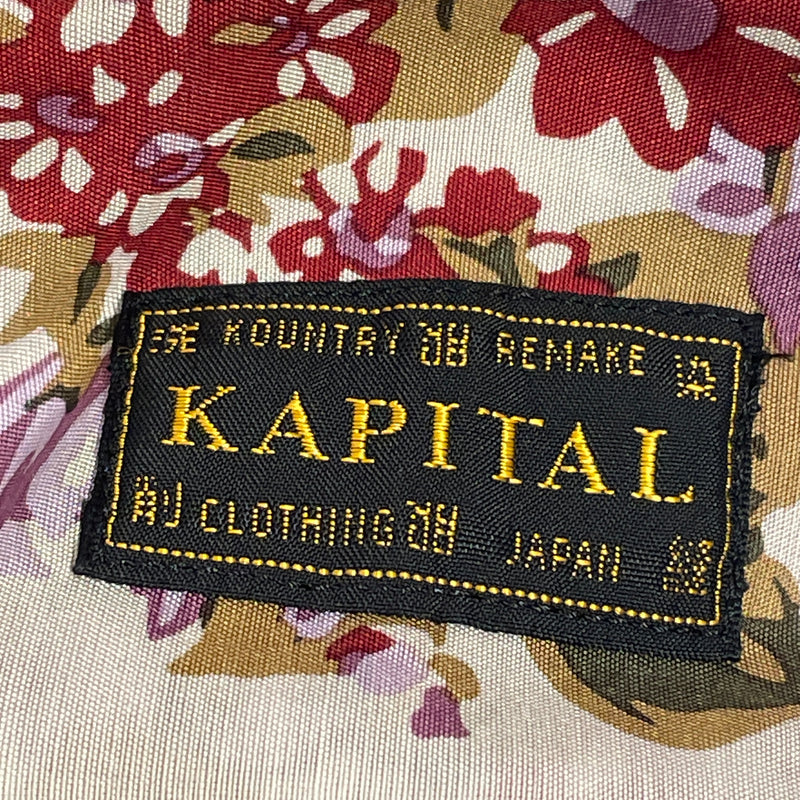 KAPITAL/T-Shirt/3/Silk/MLT/All Over Print/MARIA