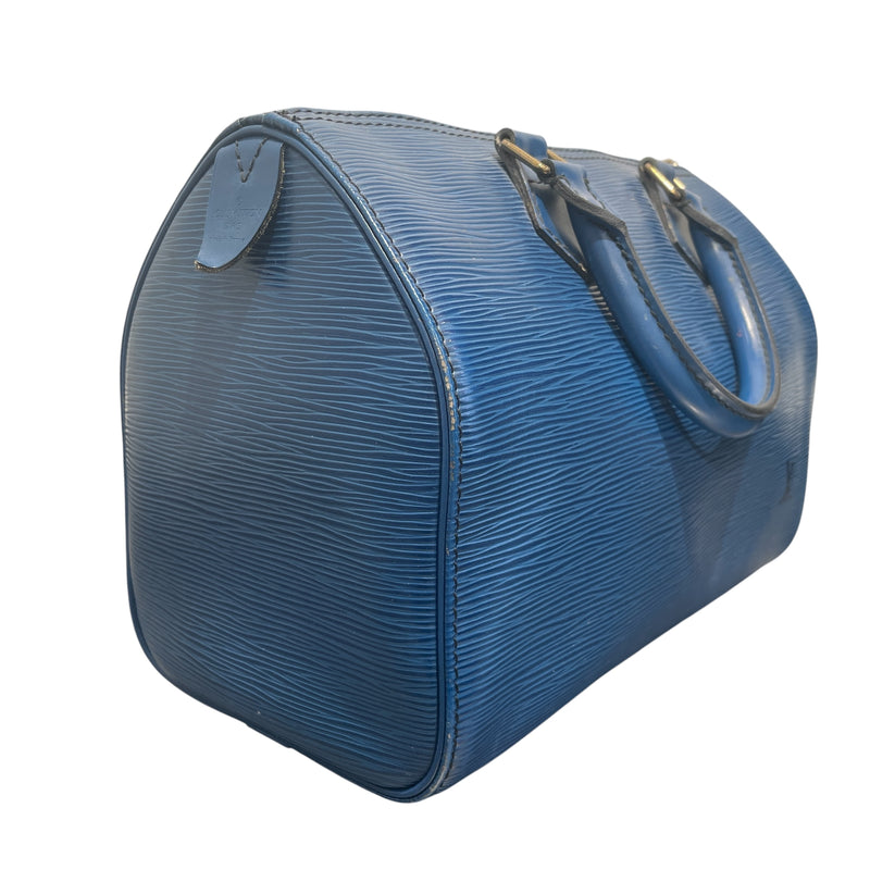 LOUIS VUITTON/Hand Bag/OS/BLU/Blue Epi
