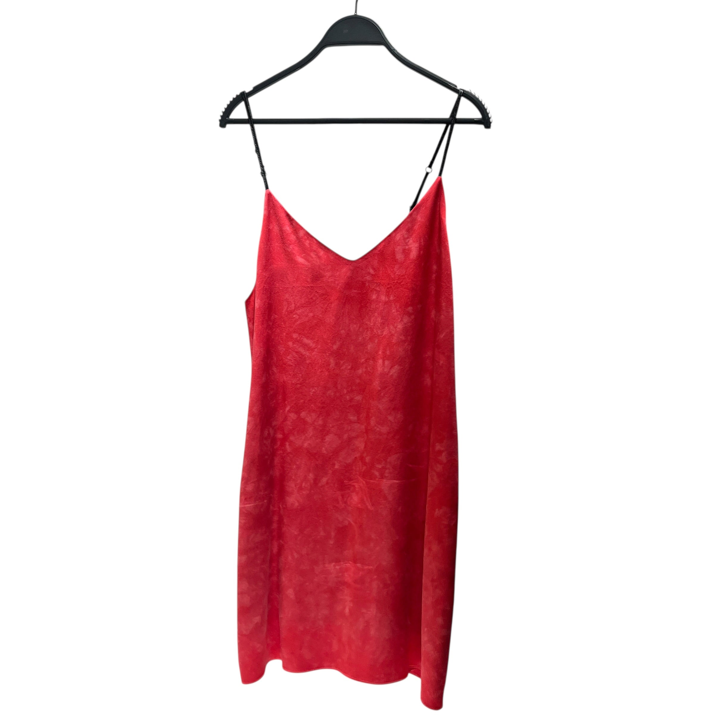 AMIRI/Camisole Dress/0/Silk/RED/Leather Straps view 1