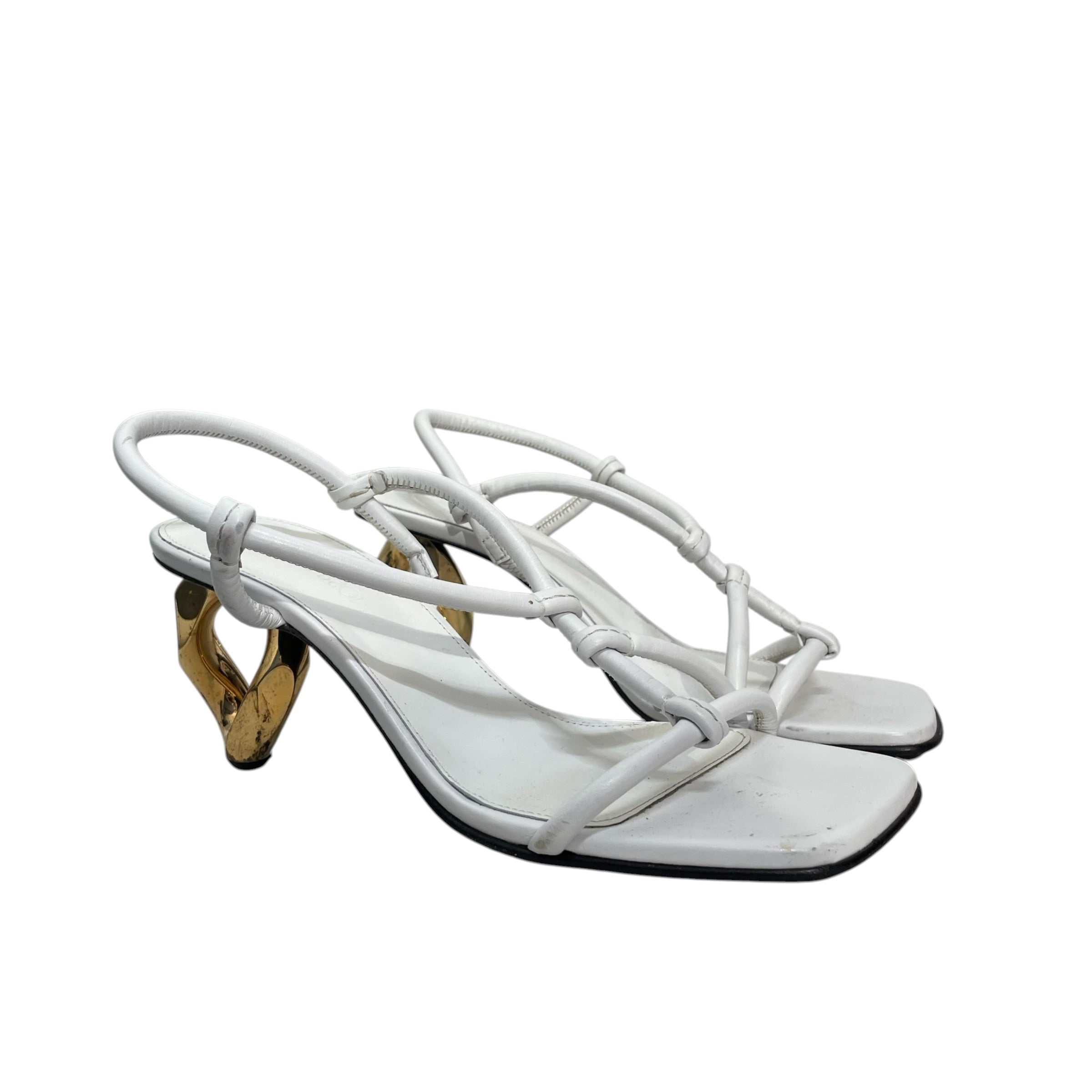 JW ANDERSON(J.W.ANDERSON)/Heels/US 6/WHT/leather sandals view 1