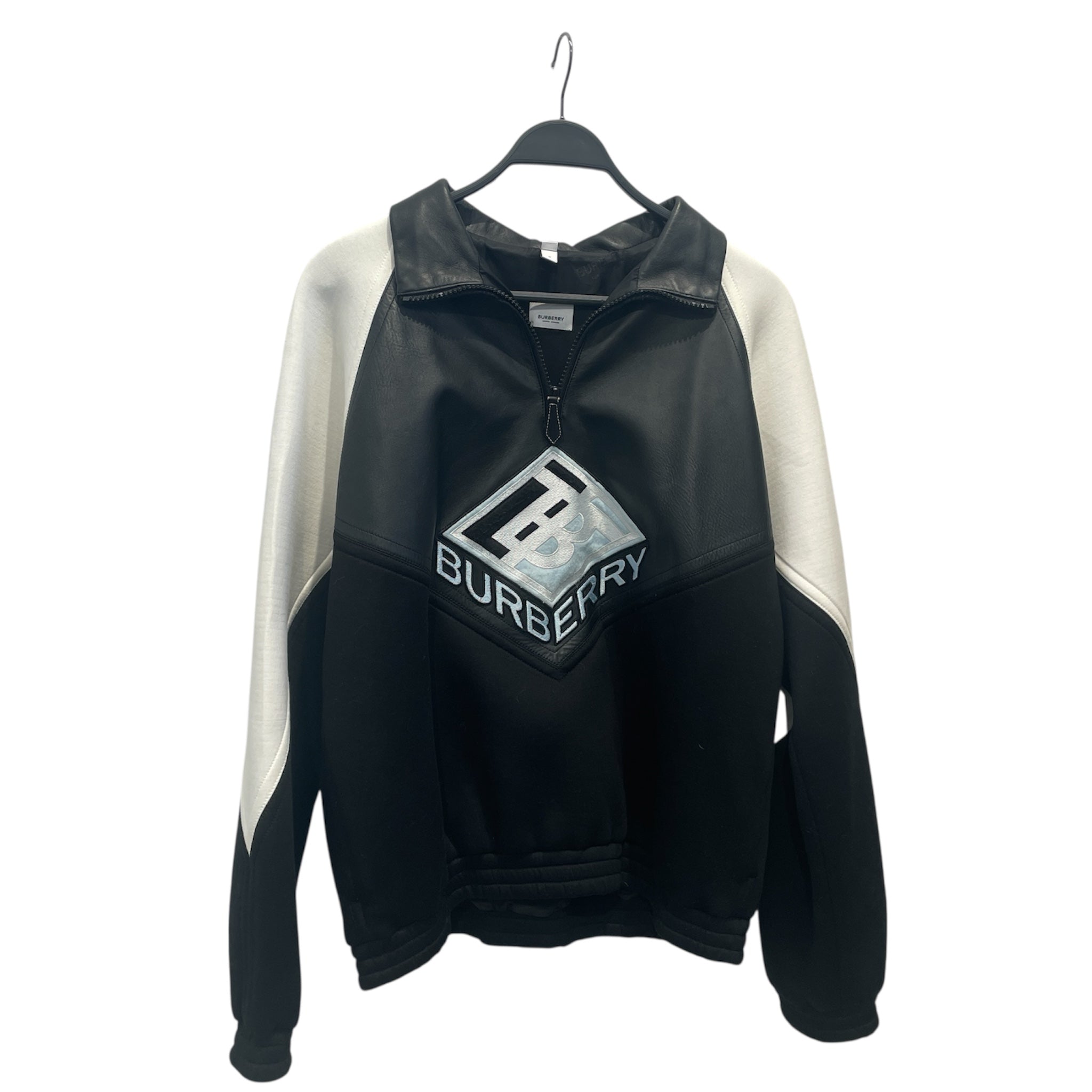 BURBERRY LONDON/Jacket/M/Leather/BLK/ view 1