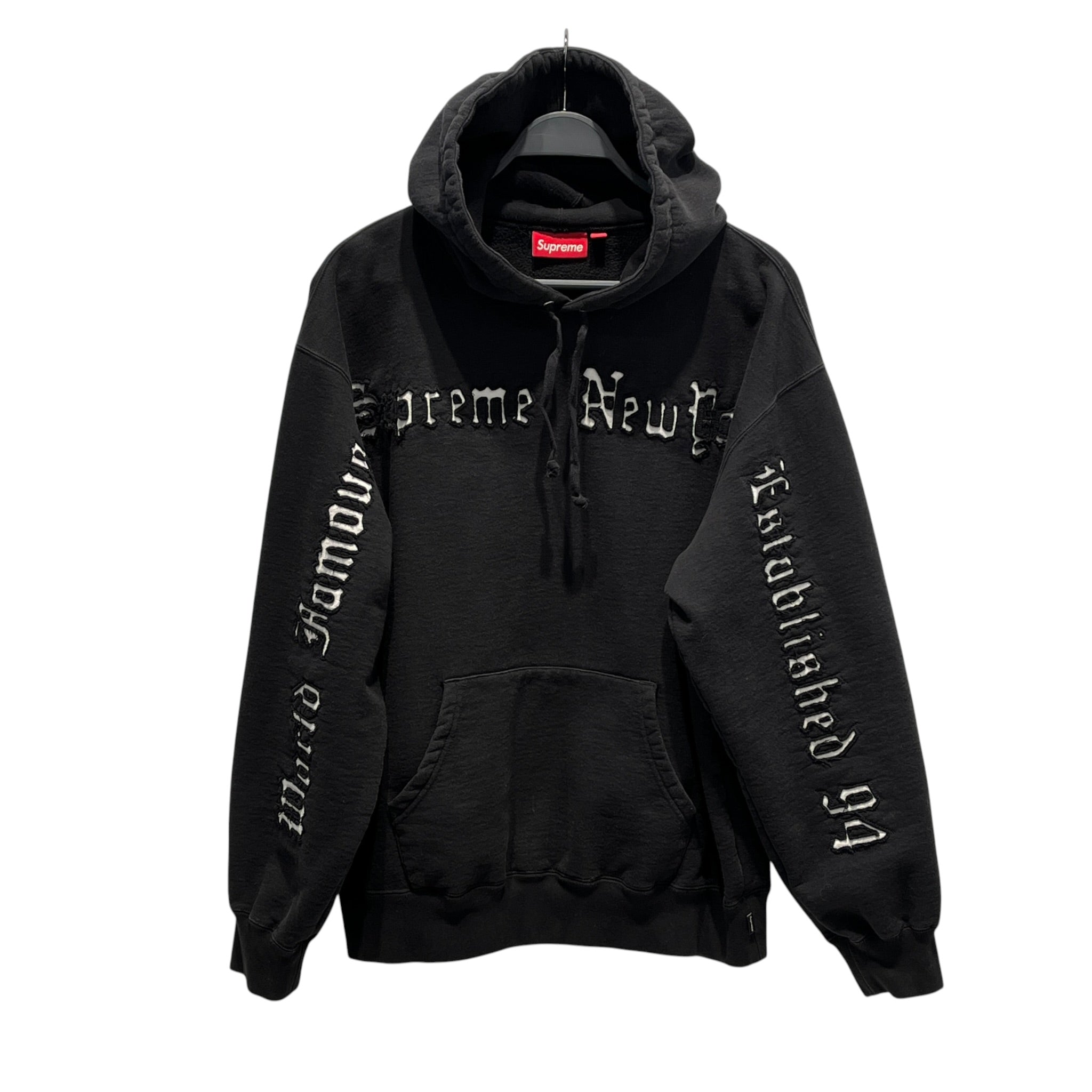 Supreme/Sweater/L/Cotton/BLK/contrast cutout view 1